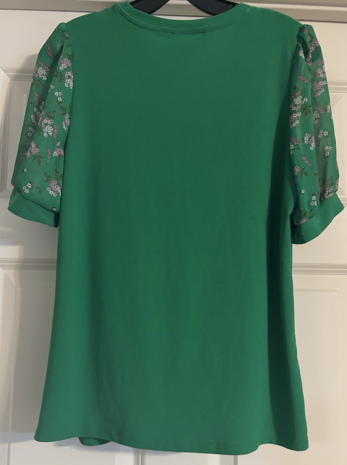 NWOT CeCe Coastal Preppy Old Money Quiet Luxury Coquette Statement Sleeve Size S
