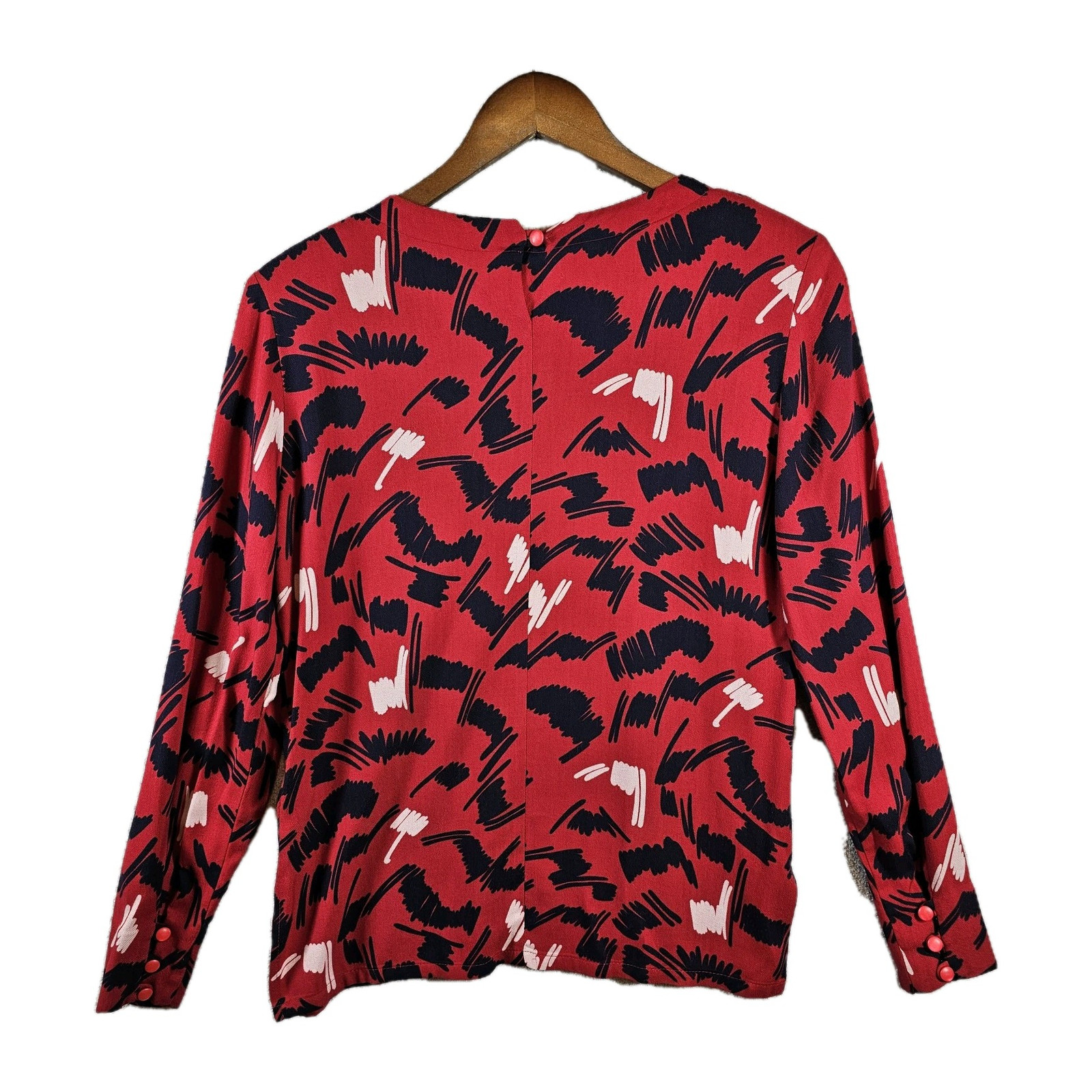Pendleton Country Sophisticates VTG Top USA Abstract Red (See Desc. for Size)