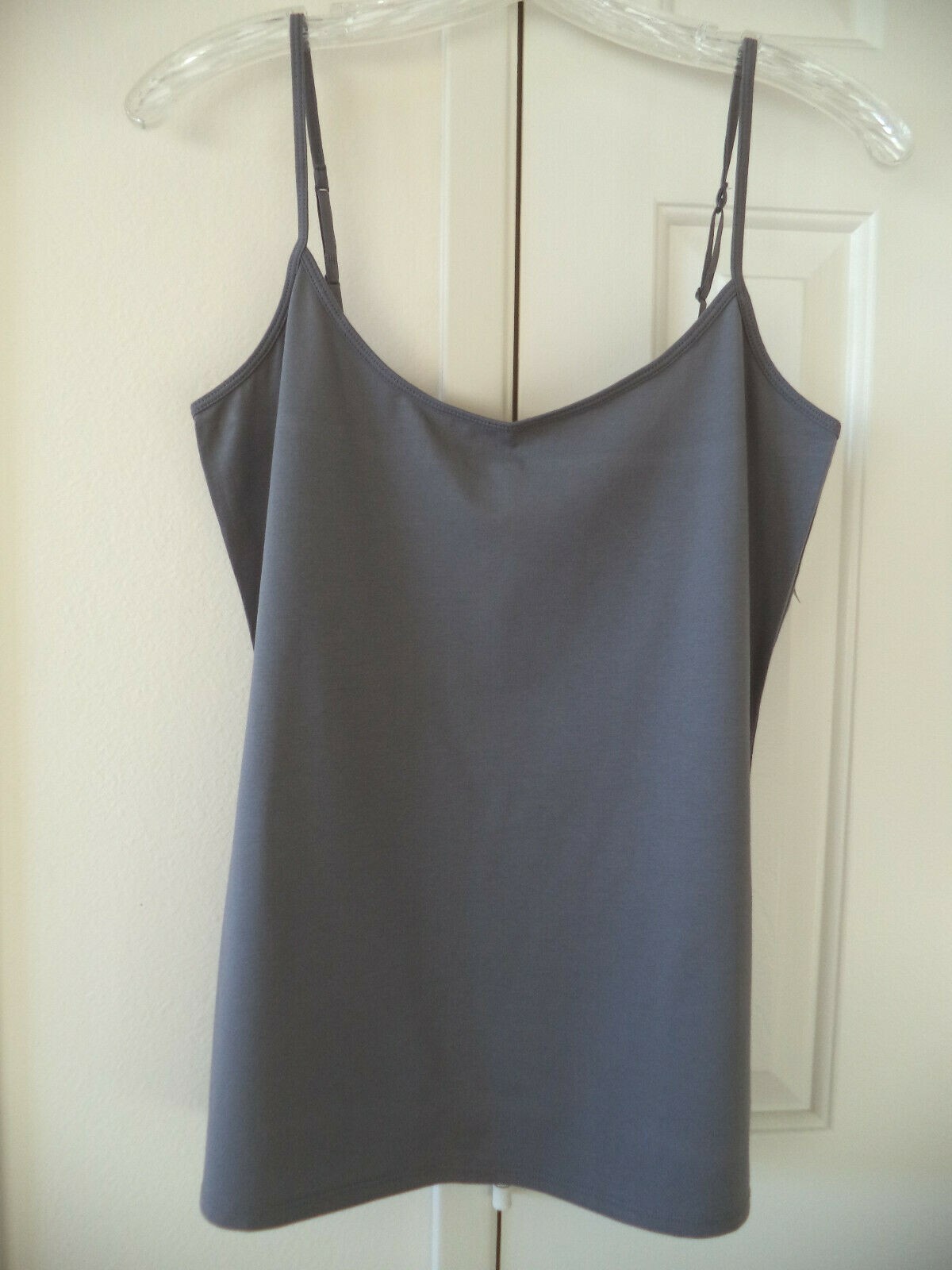 Old Navy Fitted Slate Grey Tank Top Cami 10 12 14 16 18 20 M L XL XXL Reg Tunic