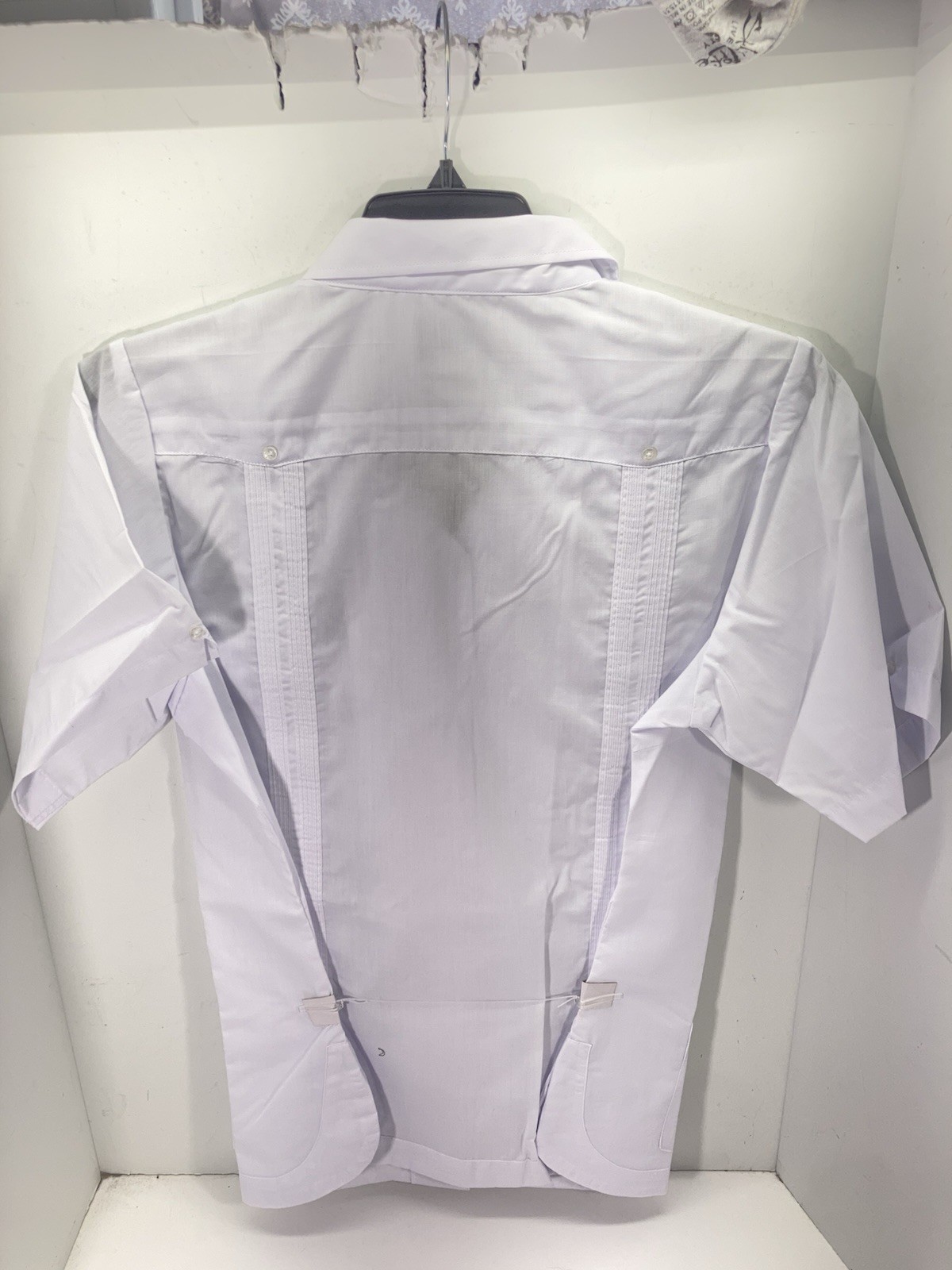 Mojito Lady Guayabera Cabana Shirt Women Size 3XL White Button Short Sleeve NWT