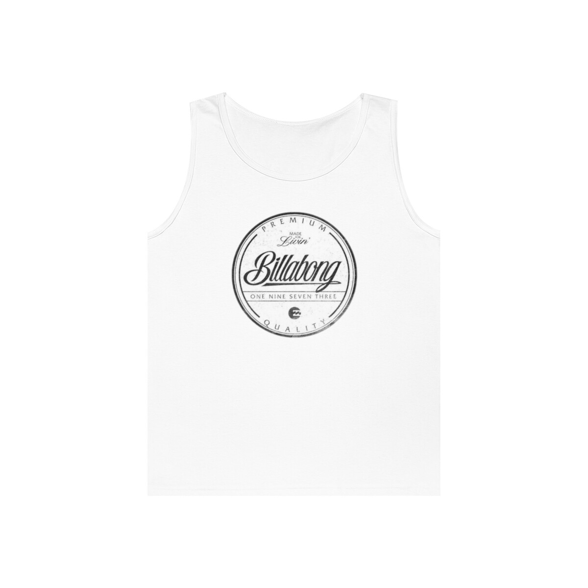 Billabong Outlaw Surf B&W Round Logo Tank