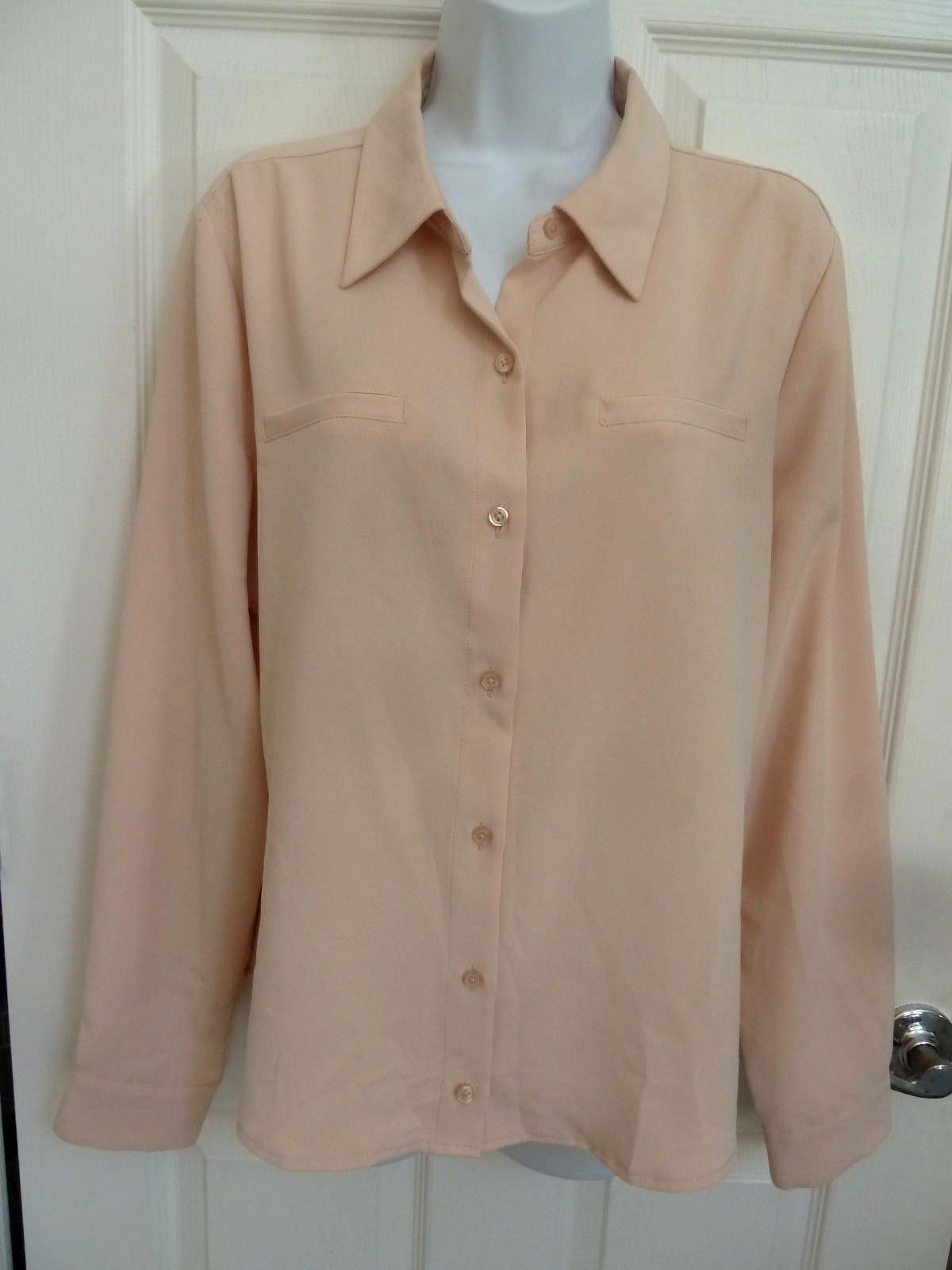 ALEX MARIE Sz Large Career Office Professional Blouse Old Money