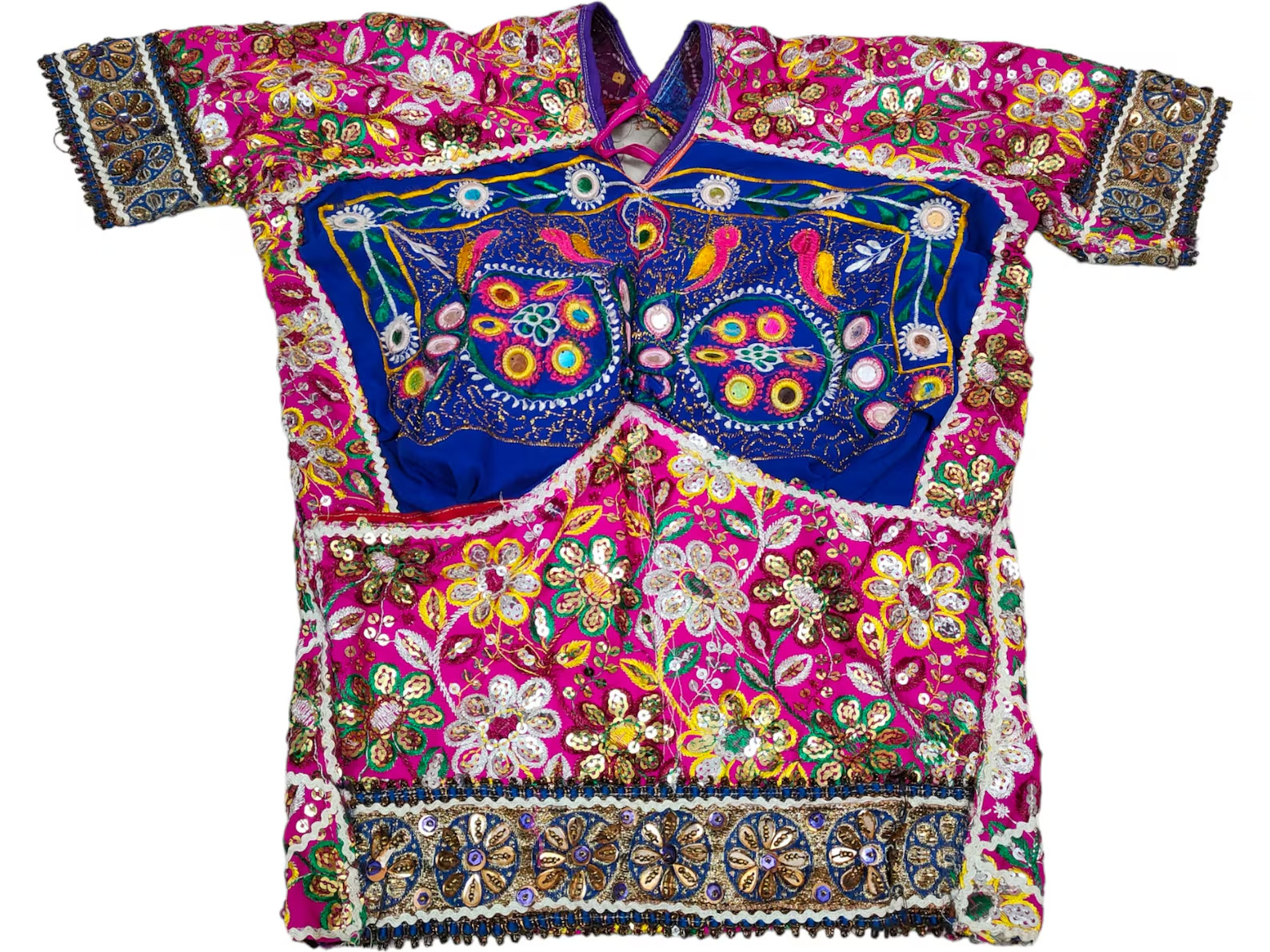 Banjara Choli , Vintage Banjara Kutch Rabari Ethnic Embroidery top, kuchi boho