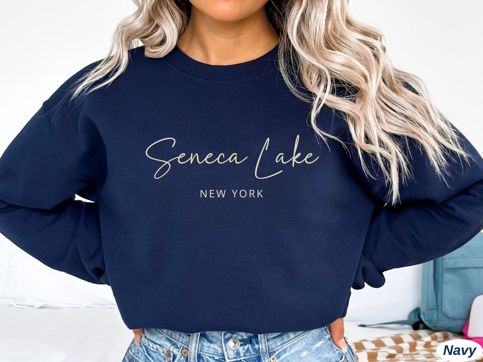 Seneca Lake Sweatshirt Travel Unisex New York Trip Sweater Gift Tee