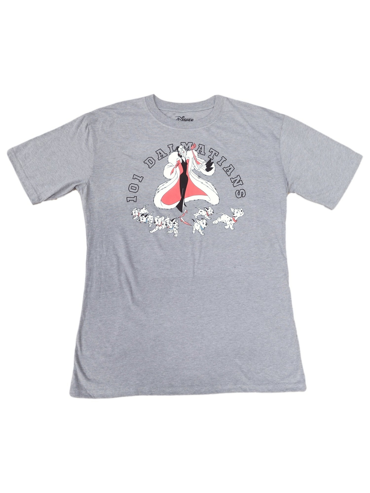 Disney Junior Womens 101 Dalmatians Cruella de Vil Loose Fit Tee Shirt Medium