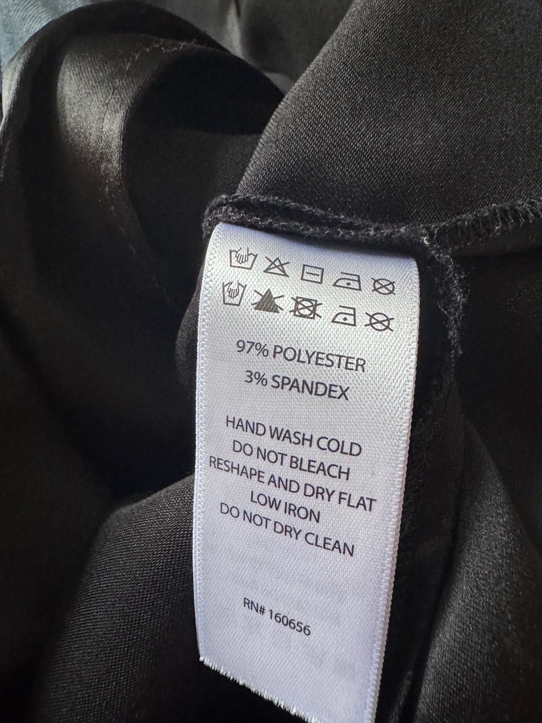 Rachel Zoe Black Satin Button-Down Short Sleeve Shirt with Chest Pockets