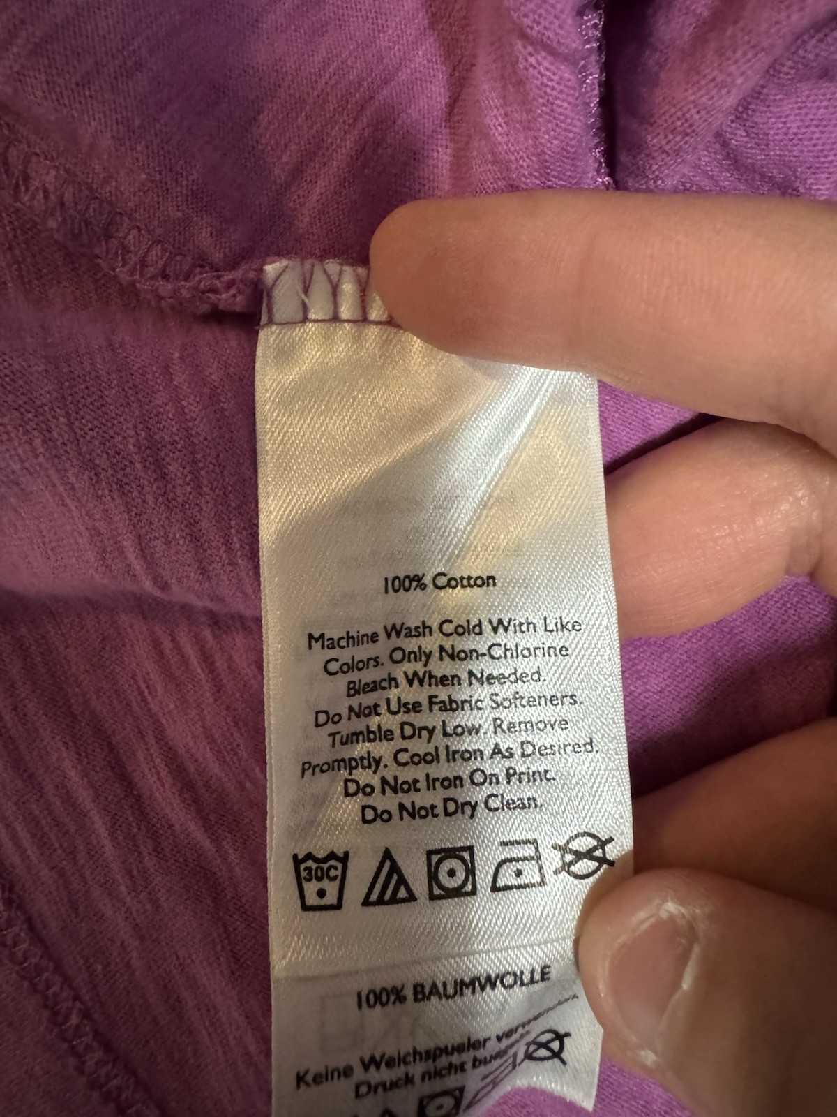 Eddie Bauer Outdoor Women Size XXL Light Purple V Neck Short Sleeve Cotton City