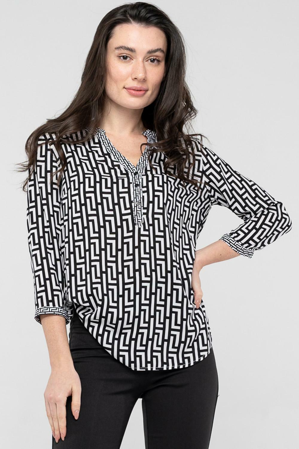 Black And White Blouse Cotton Fashionable NEW High Quality