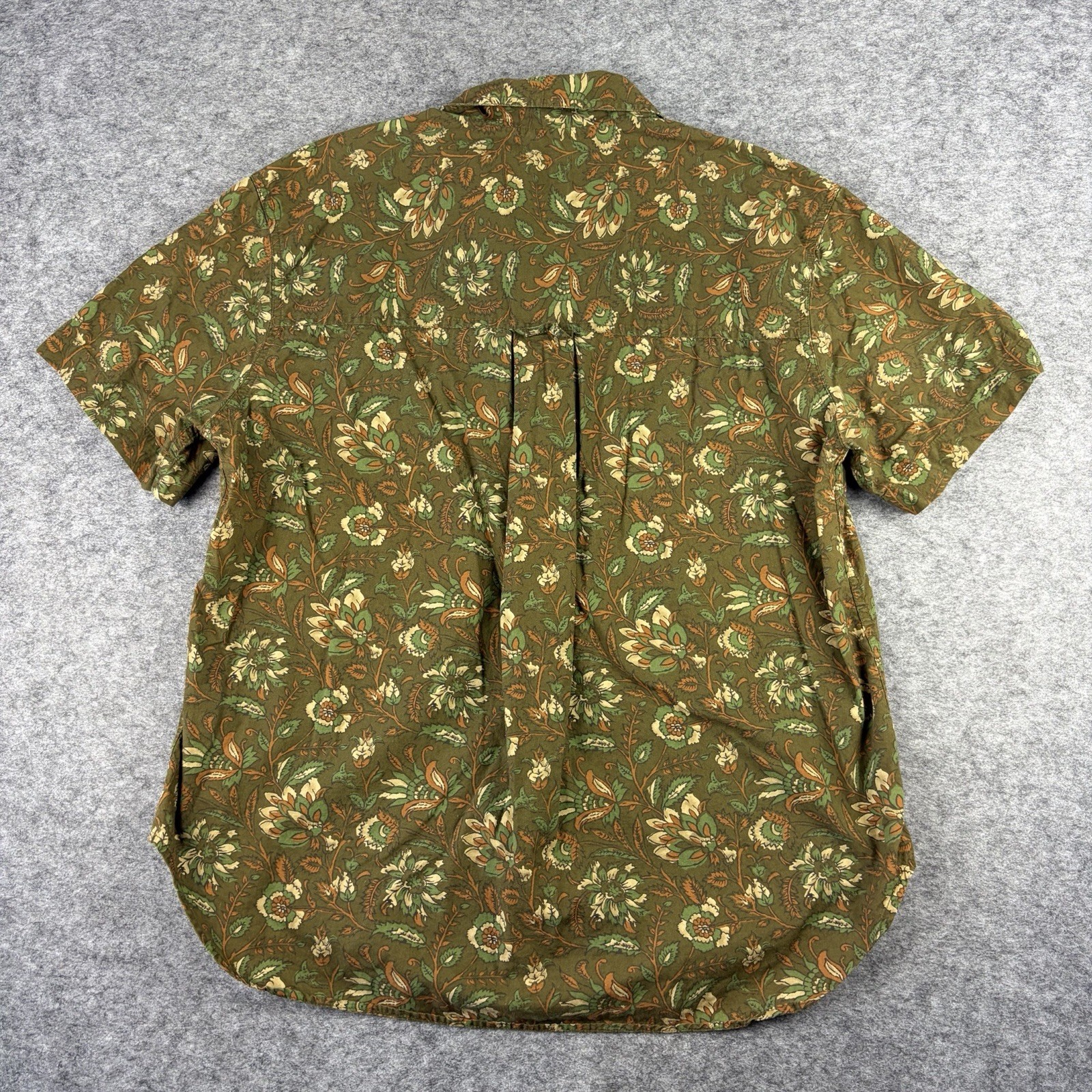 Vintage Liz Sport Loop Collar Shirt Floral Women’s Medium Hiking Granola 90s