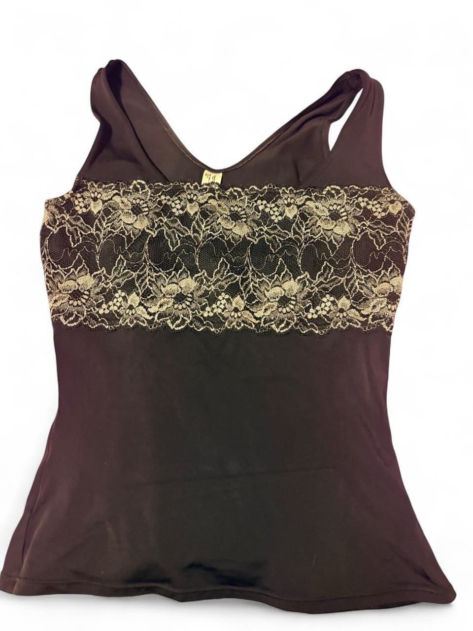 Black Flexees shaping tank top size L