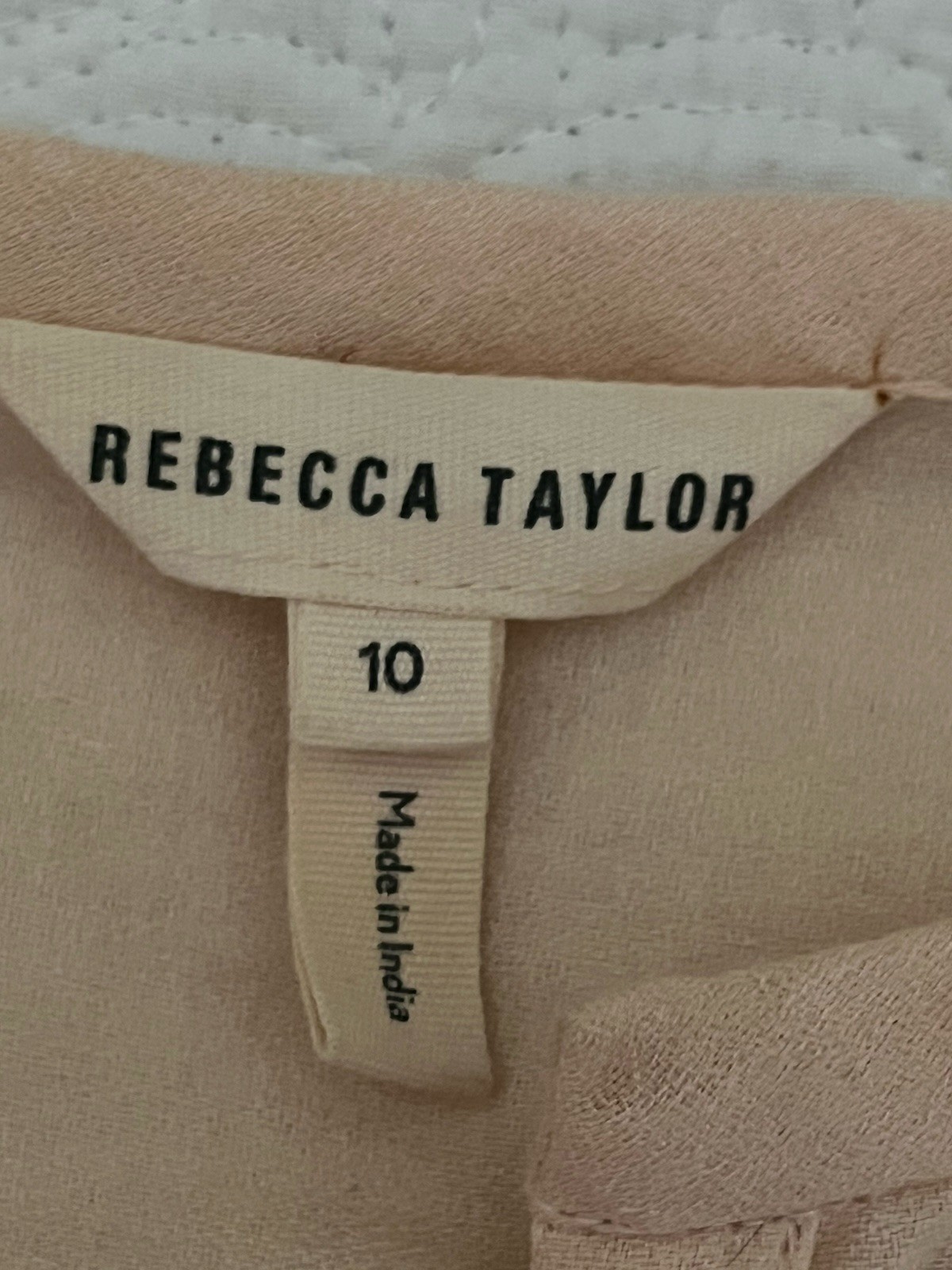 Rebecca Taylor size 10 Esme ballet combo cotton embroidered boho top