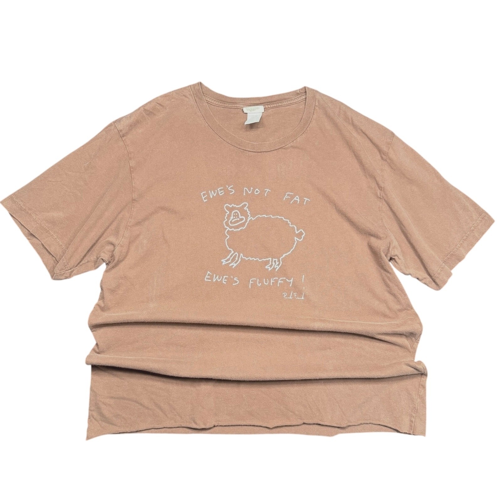 Vintage 2004 Paul Frank “Ewe’s Not Fat, Ewe’s Fluffy!” Graphic Tee – Brown Med