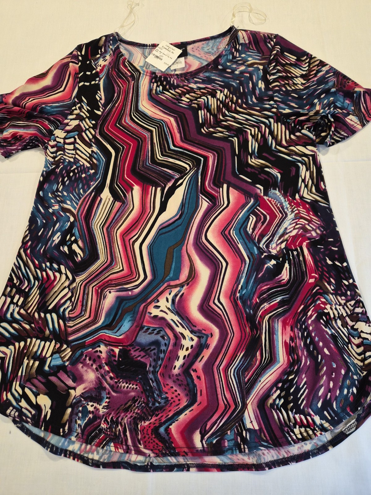 Jostar Short Sleeve Blouse Womens Size Small NWT B744