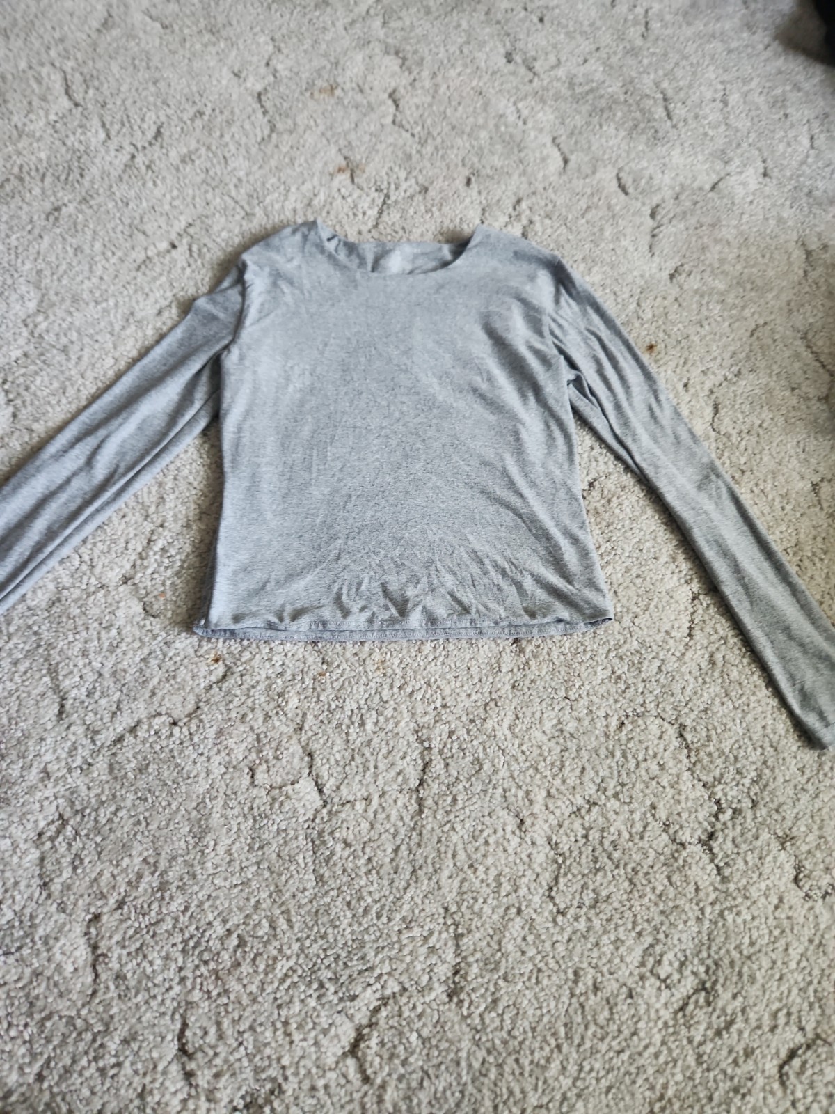Women’s Gray Long Sleeve Medium Body Lining Sincerely Jules
