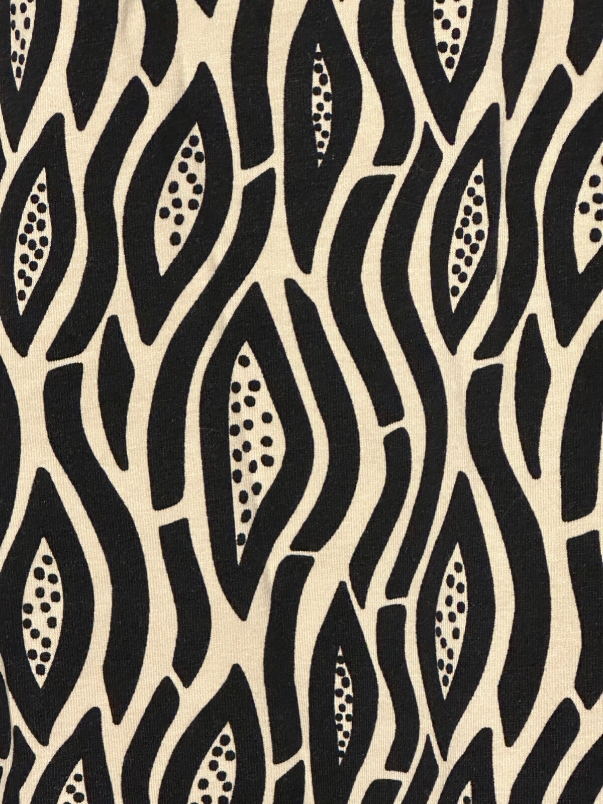BNWT Gudrun Sjödén Black and Cream “Zebra” Sleeveless Top Tunic Large Bulgaria