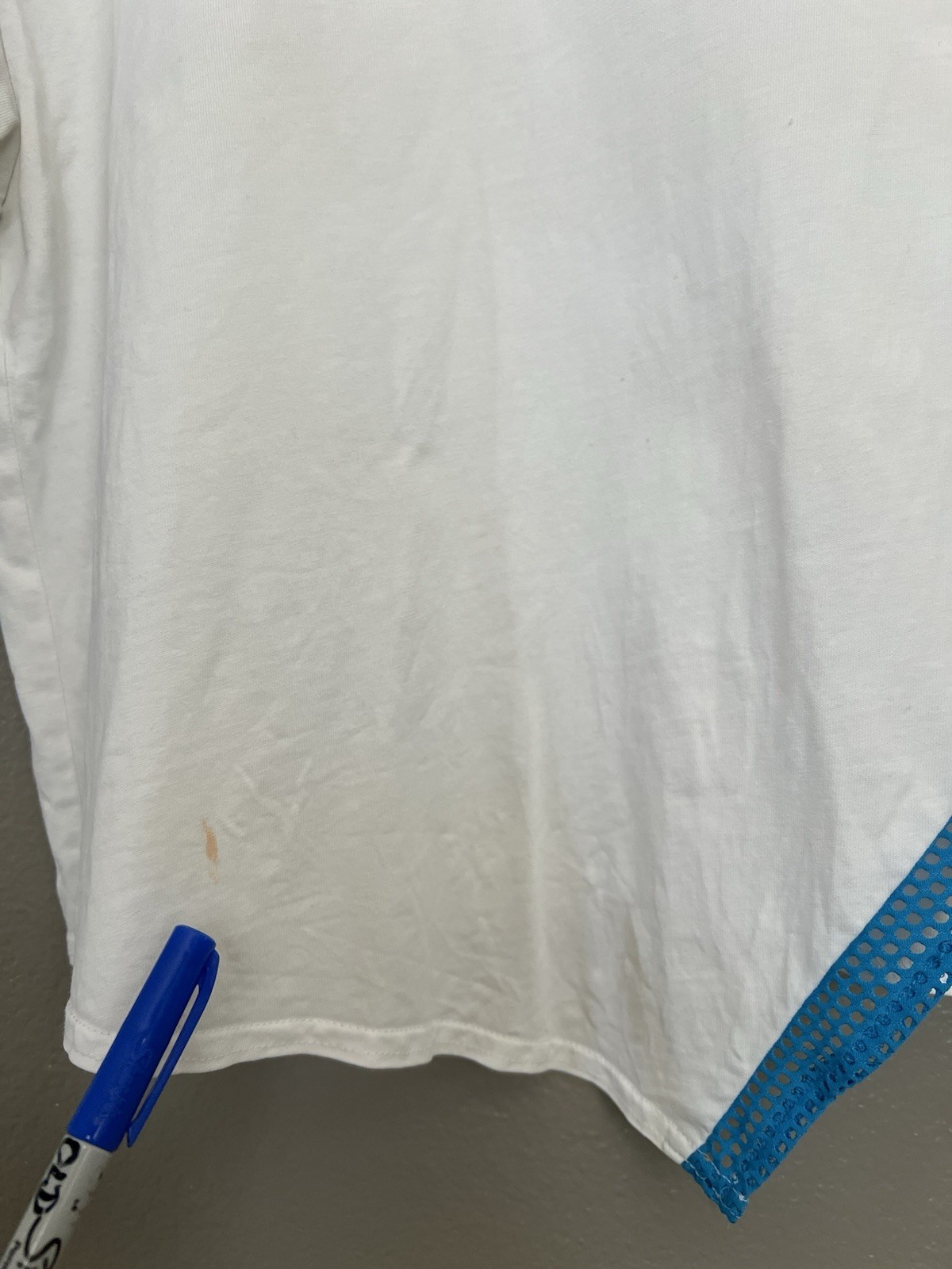 Puma Womens Sz M White Crop Boxy Oversized Tee T Shirt Short Sleeve Round Neck