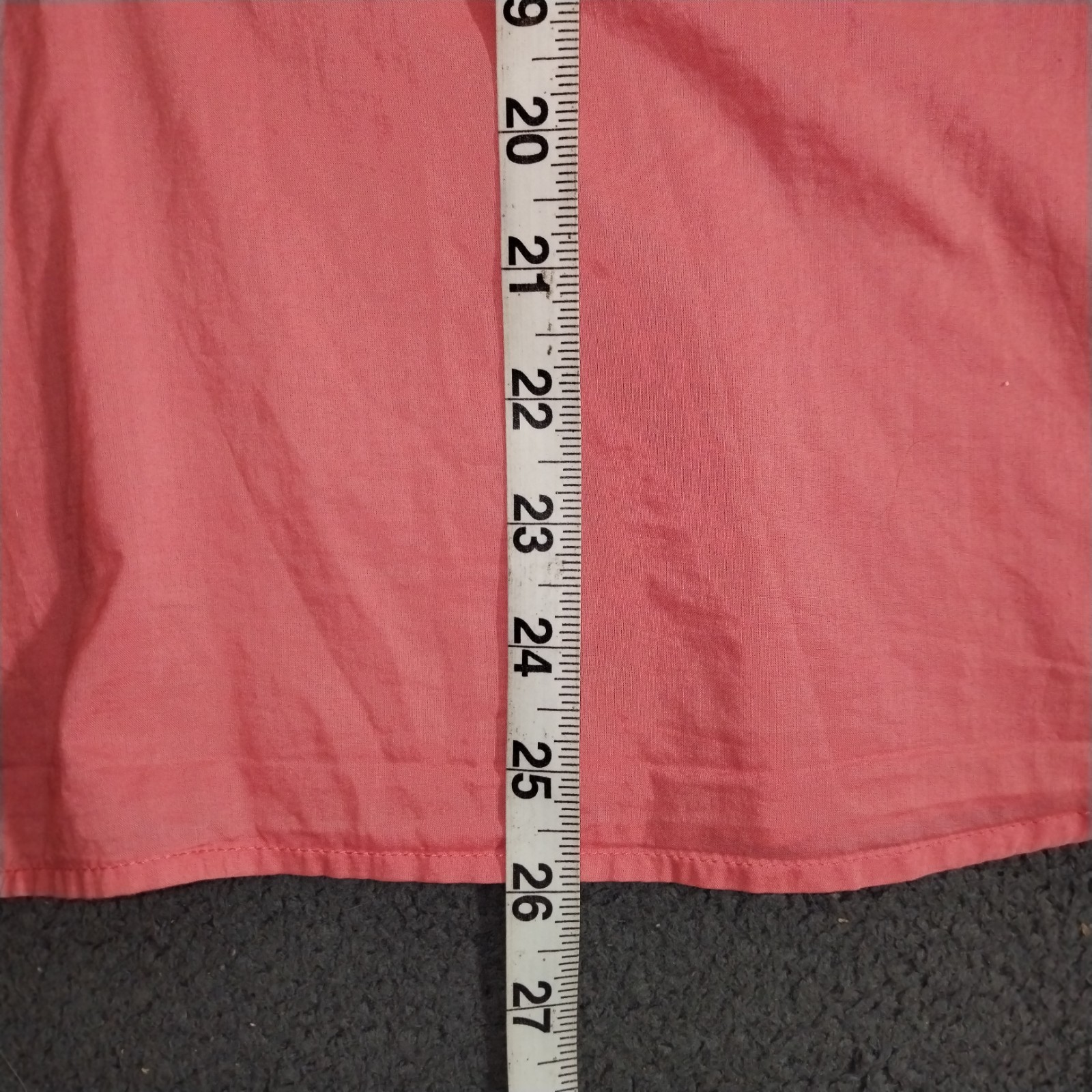 Marks Spencer Top Womens 18 Coral Pink Button Blouse Ruffle Pleated Puff Ruched