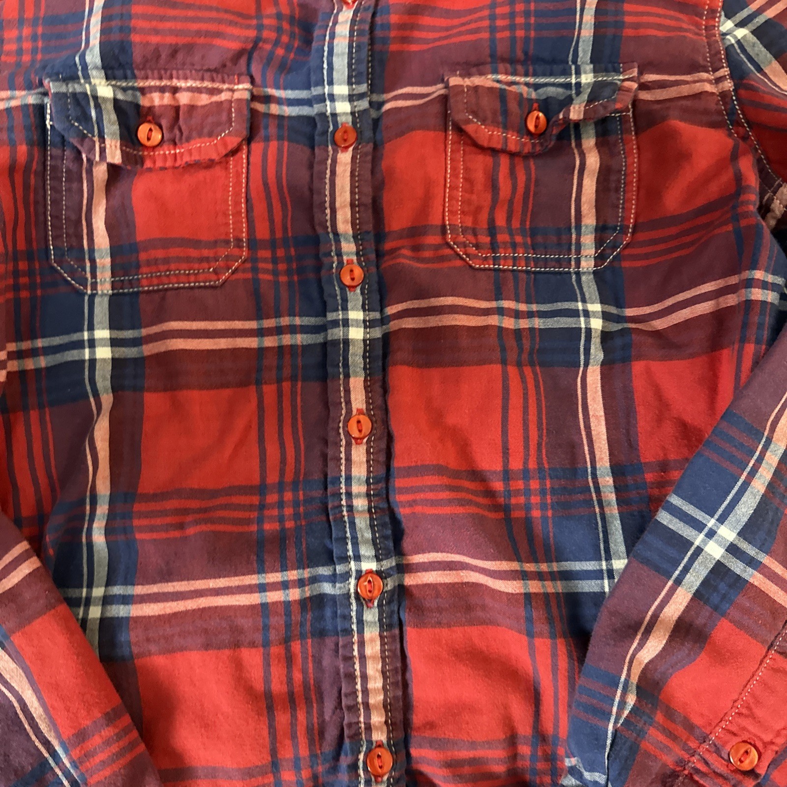 Kuhl Shirt Womens S Long Sleeve Plaid Button Up Outdoors Pockets Casual 18×25