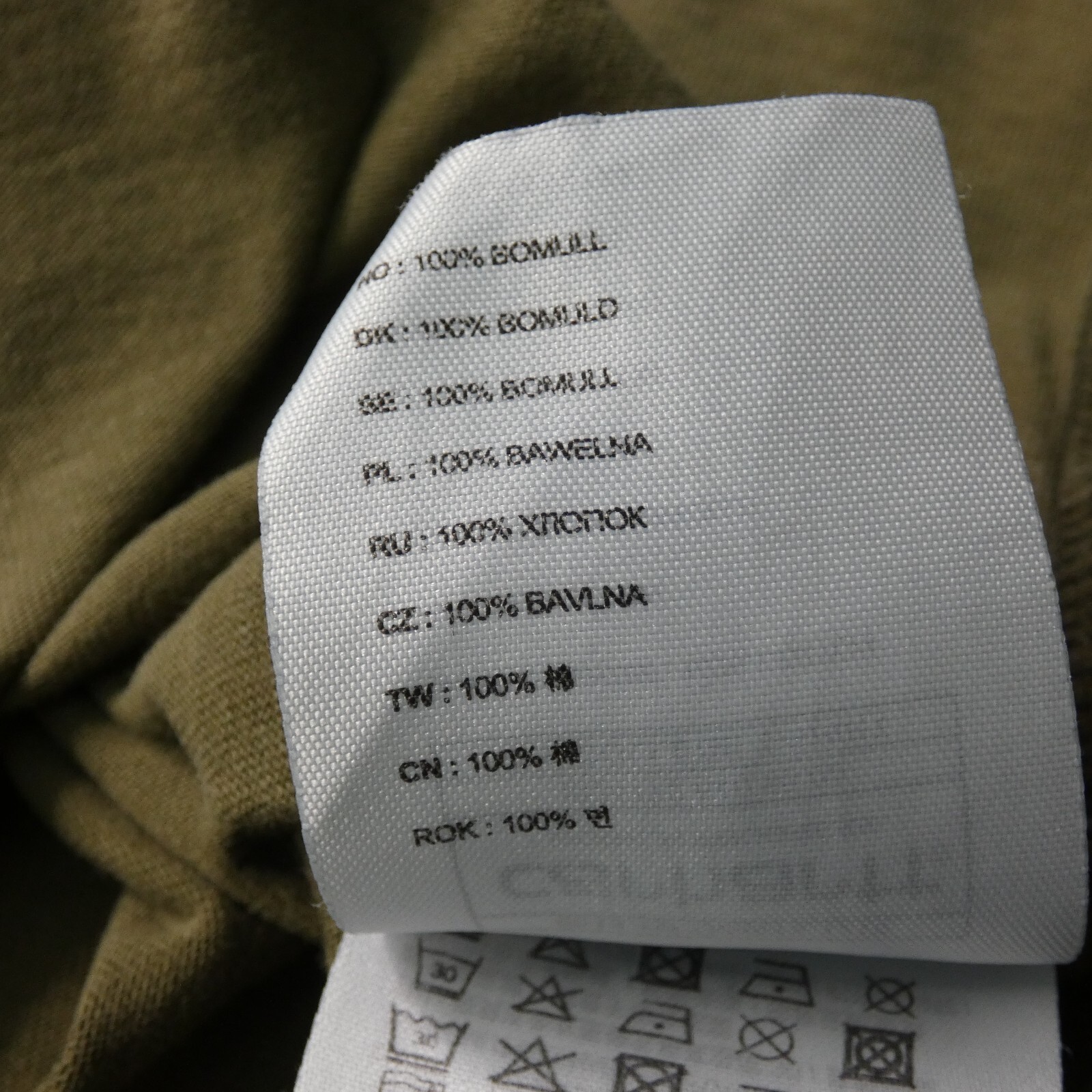 Carhartt WIP T Shirt Camouflage College Vintage Camo Logo 100% Cotton size S