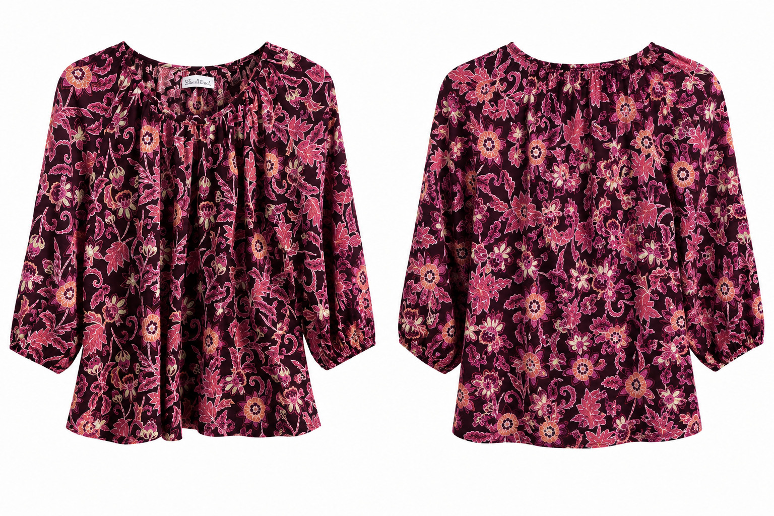 Crown & Ivy Floral Blouse