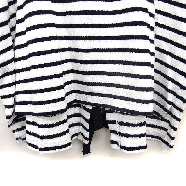 Sakura SACRA Ribbon Boat Neck Cotton TShirt Long Sleeve Women’s Used