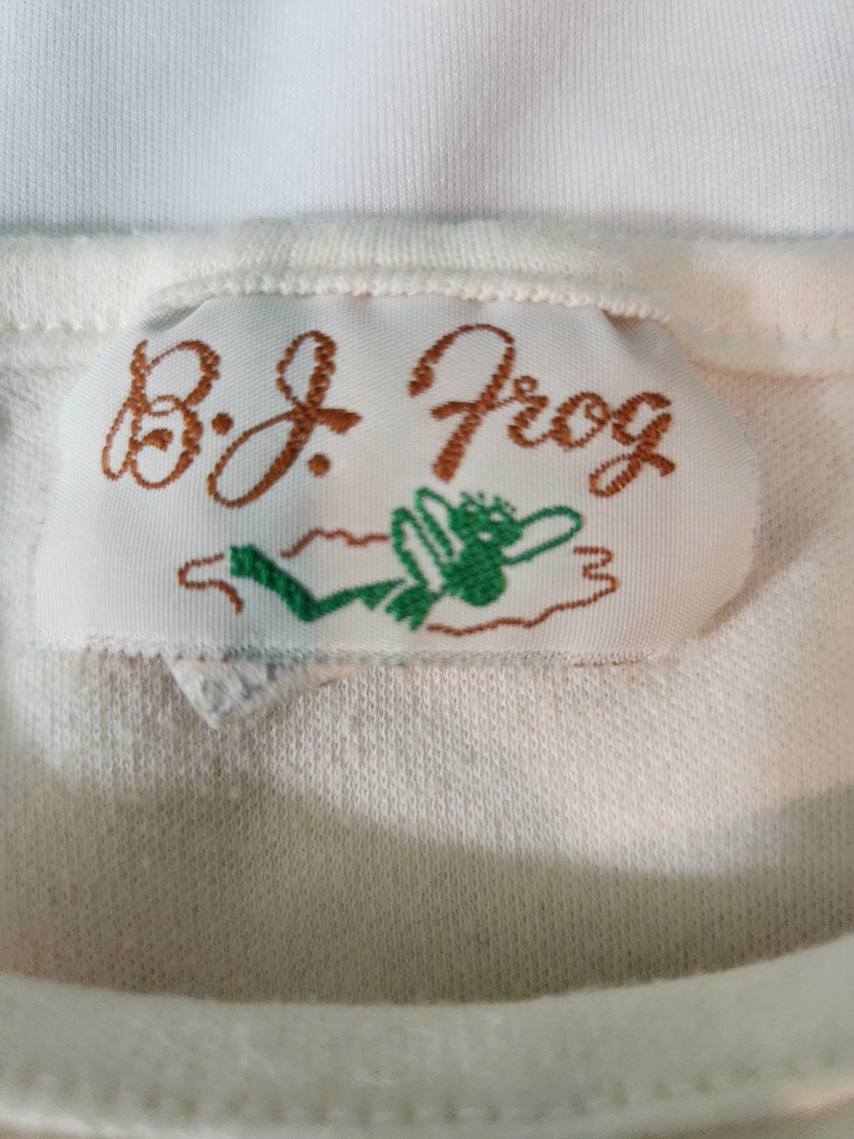Vintage BJ Frog Womens Crop Top Shirt Sz Small 1986 Sylvester And Tweety Beach