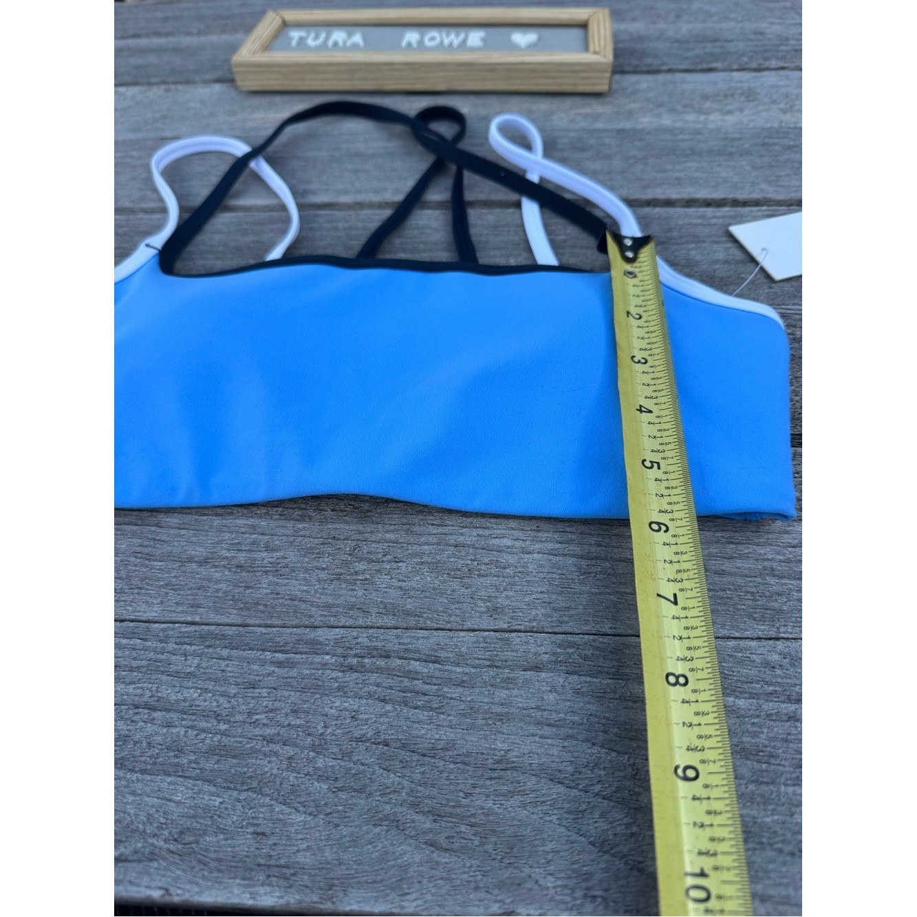 VUORI Daily Layered Bra Oasis Blue Women’s Size Small NWT 💙