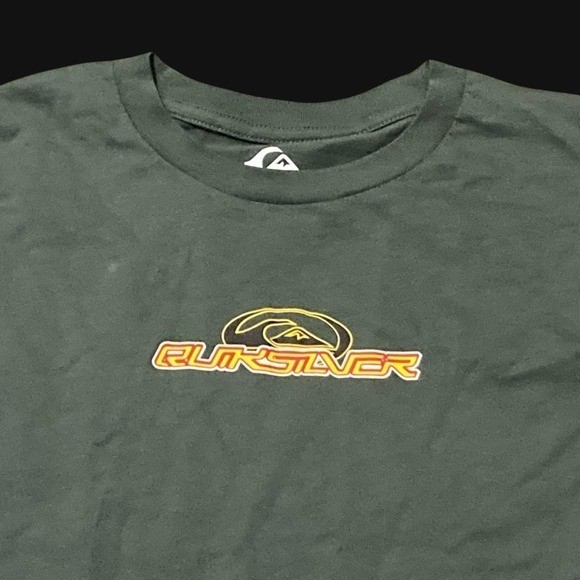 NWT Quiksilver double sided long sleeve tee Dragon Surf style L/17.5