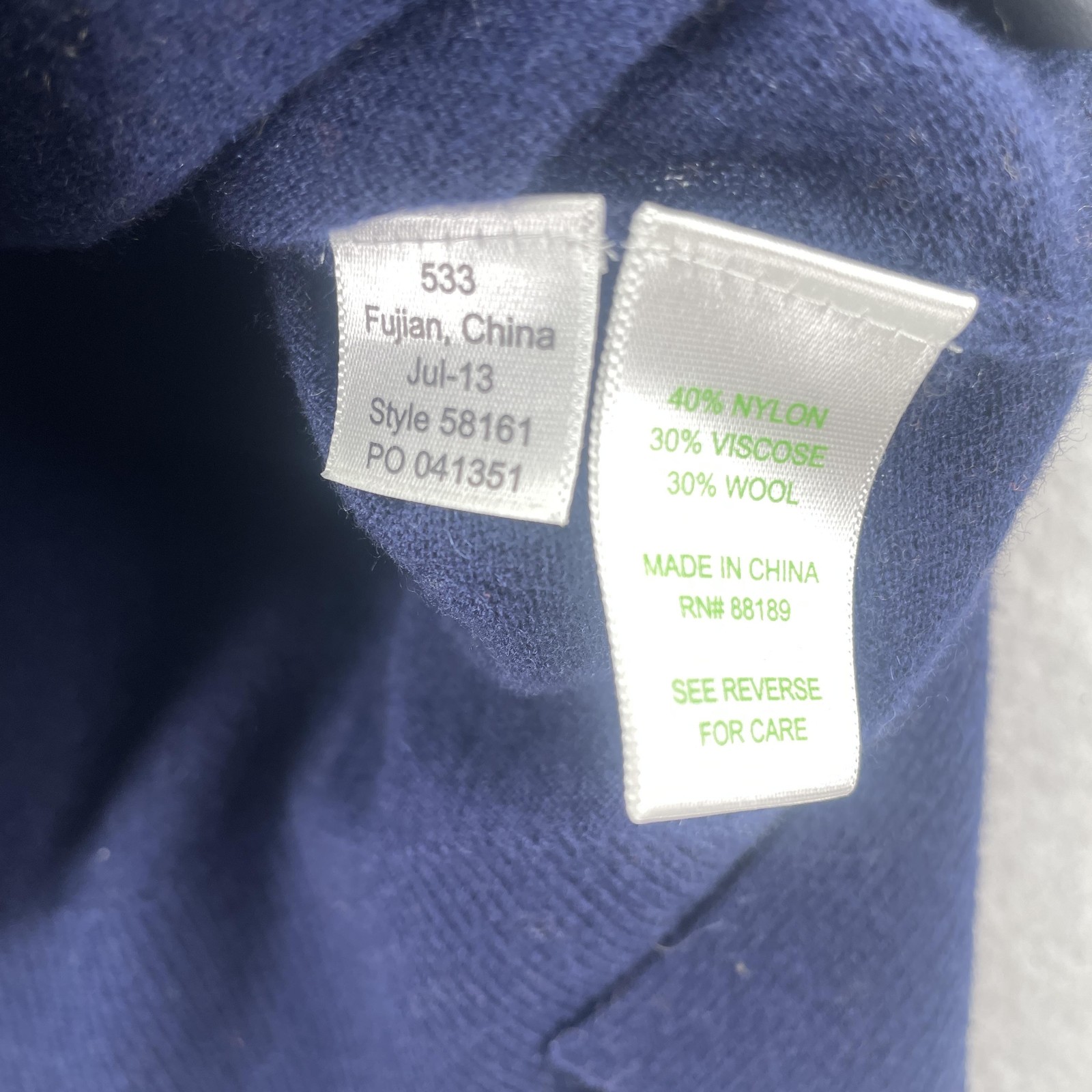 Lilly Pulitzer Shirt Womens Small Blue Orange Wool Nylon Crewneck Colorblock Top