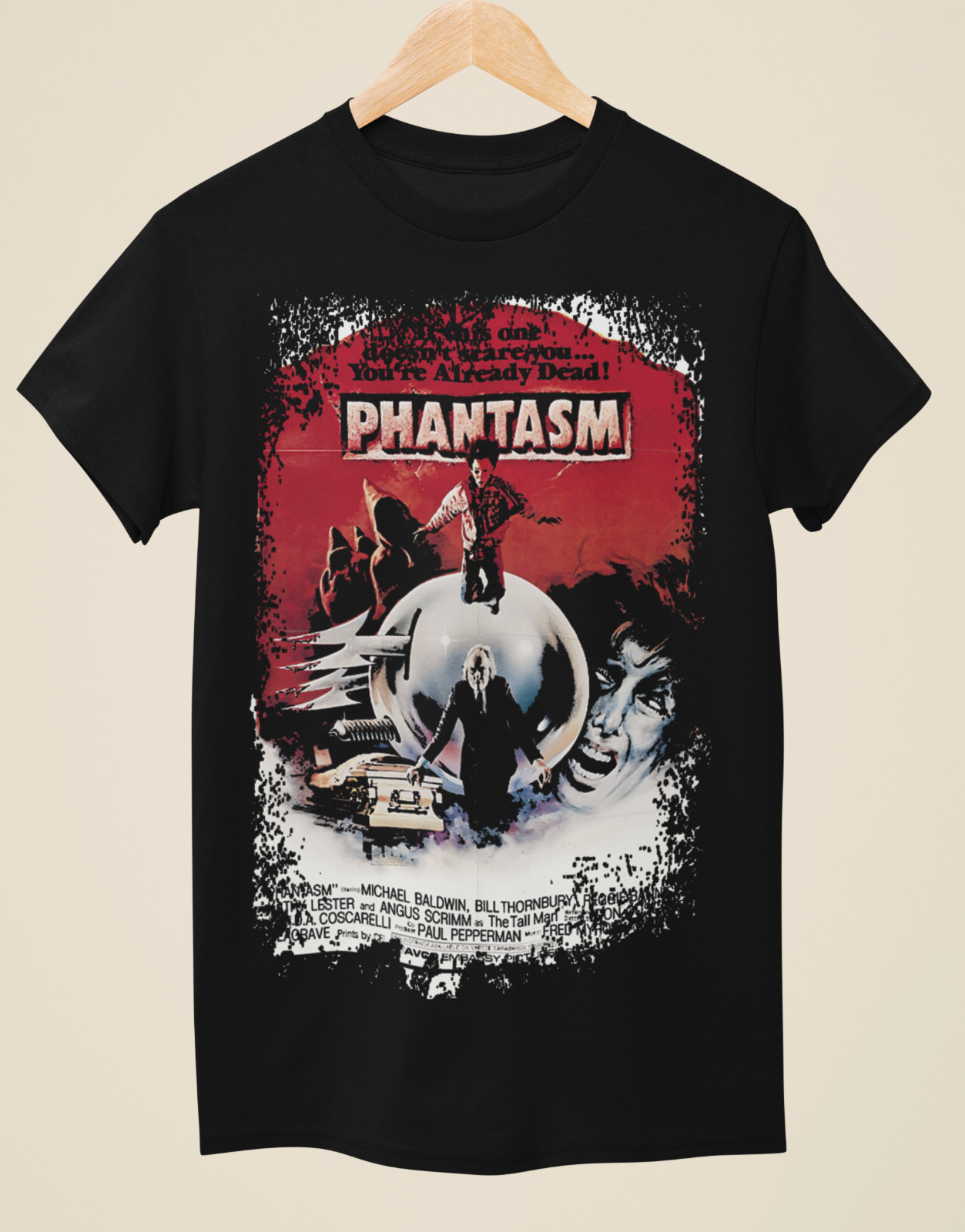 Phantasm – Movie Poster Inspired Unisex Black T-Shirt