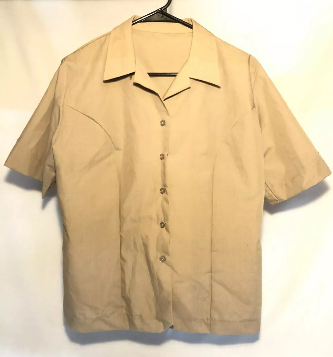 SHIRT WOMEN’S USMC KHAKI SHORT SLEEVE SERVICE DRESS ALPHA UNIFORM SELECT SIZE