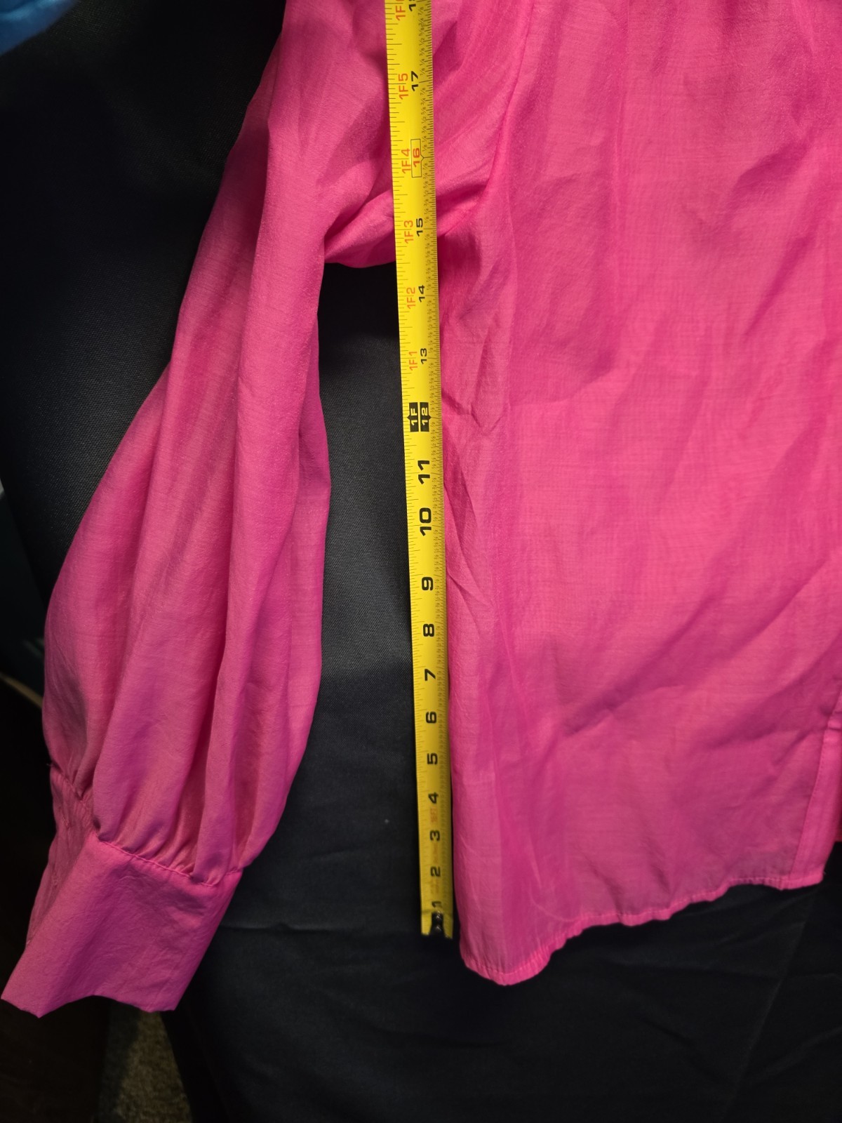CBR Chic Boutique Rose – Button Front Blouse – Womens XL – Pink – Sheer Top