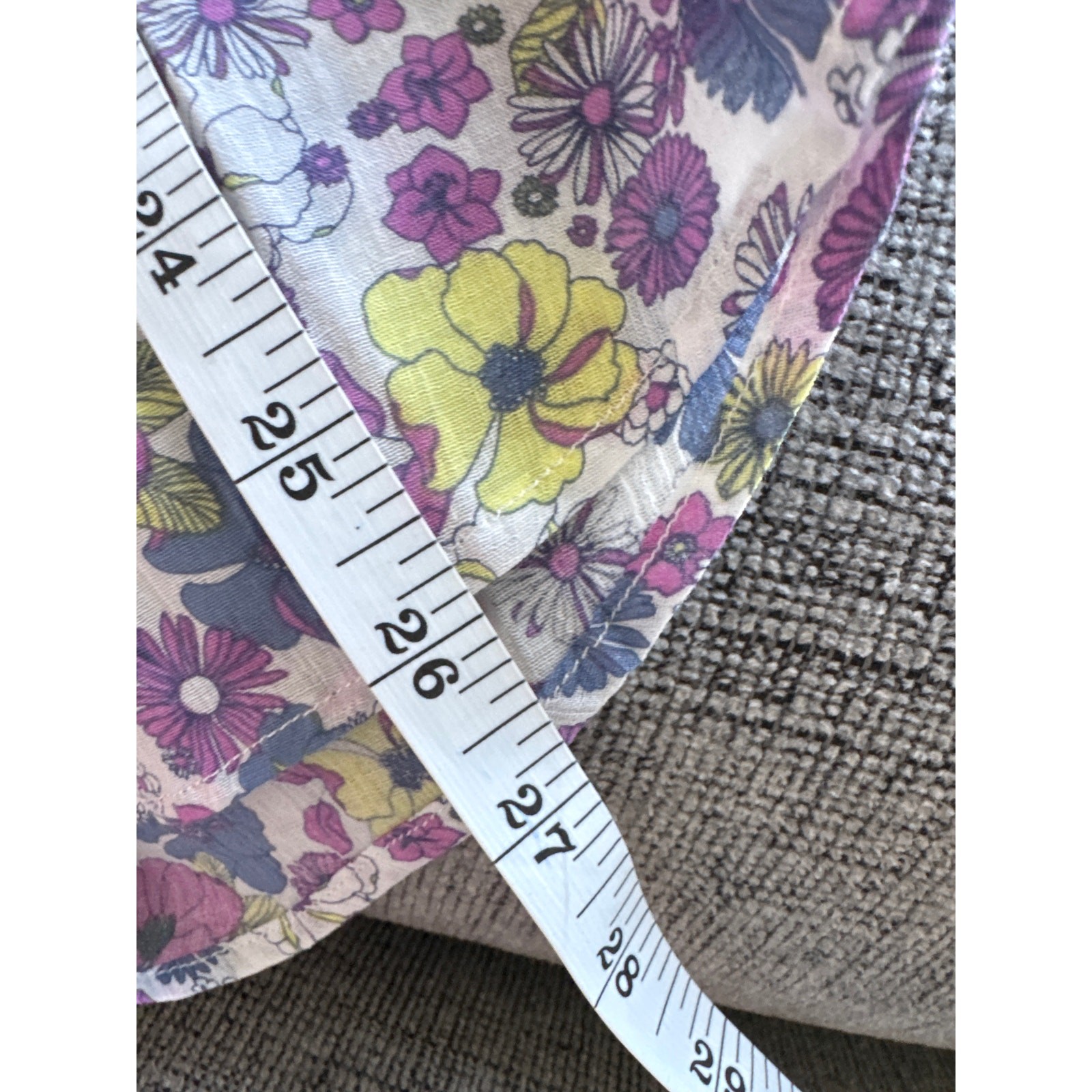 Modcloth Flower Patch Pleasantries Button-Up Shirt Purple/White Women’s M NWT