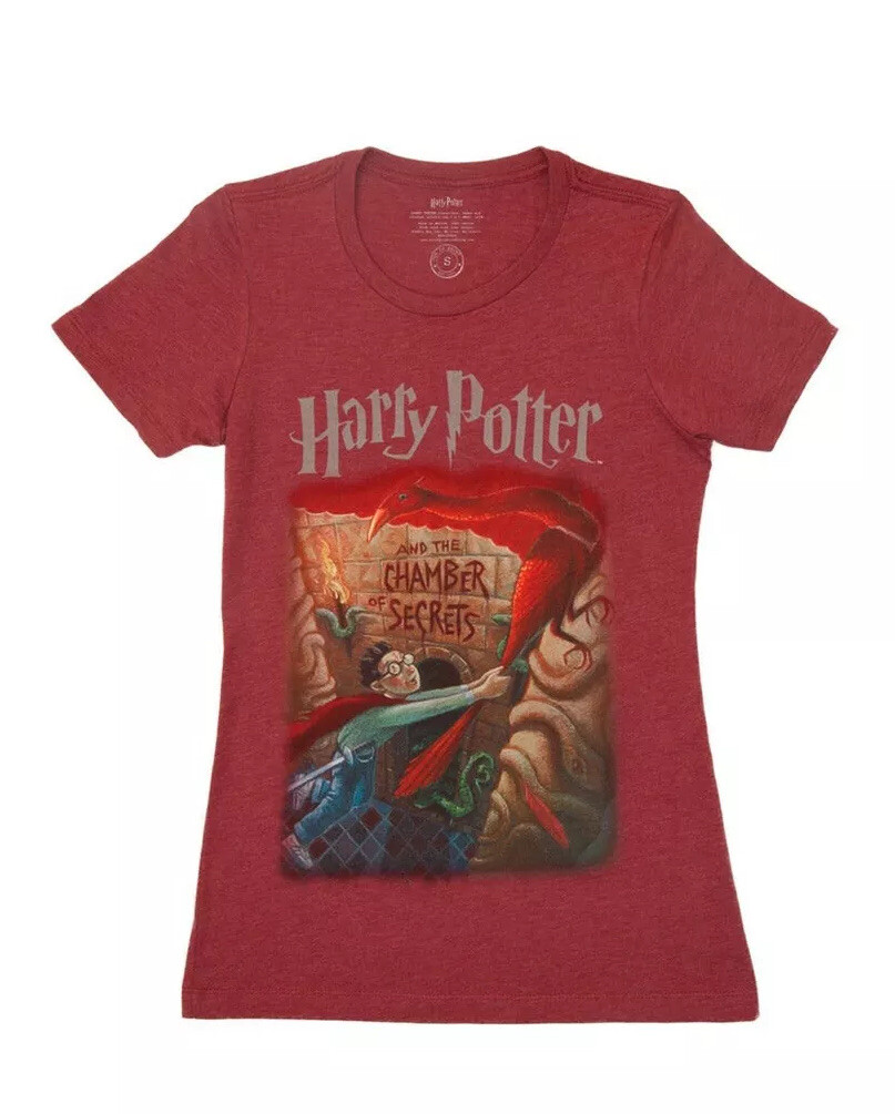 Harry Potter Chamber of Secrets Mary GrandPré Women’s Crew T-Shirt Large NEW