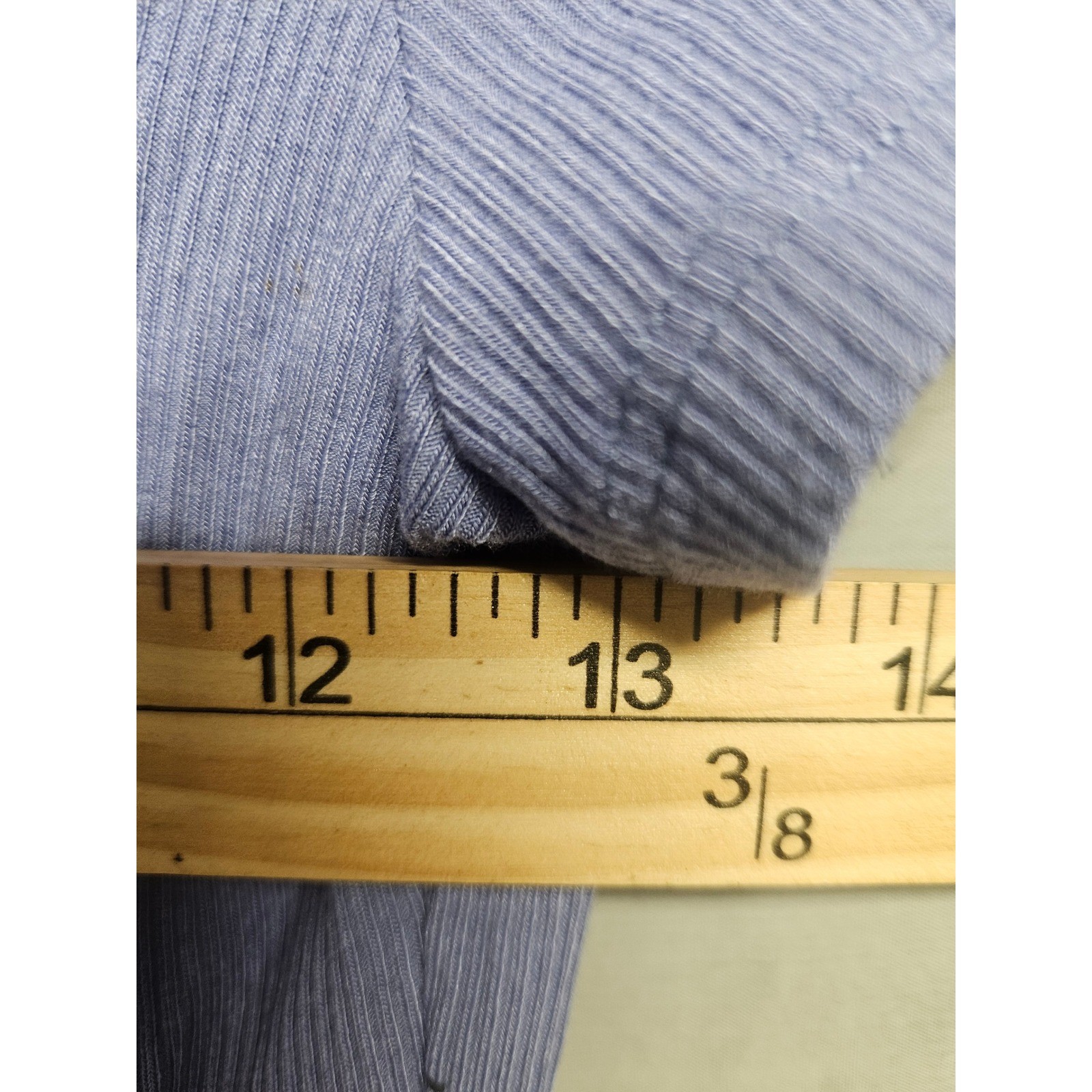 Lulus Womens Periwinkle Blue Ribbed Henley Short Sleeve Scoop Neck Top Small