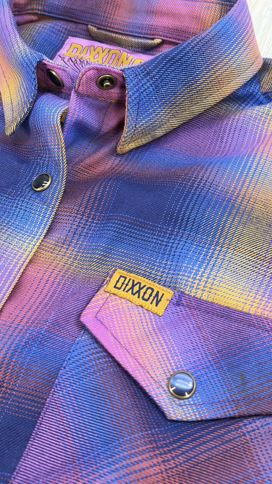 Dixxon “DESERT MORNINGS” Long Sleeve Flannel Shirt Size Small New NO Tags
