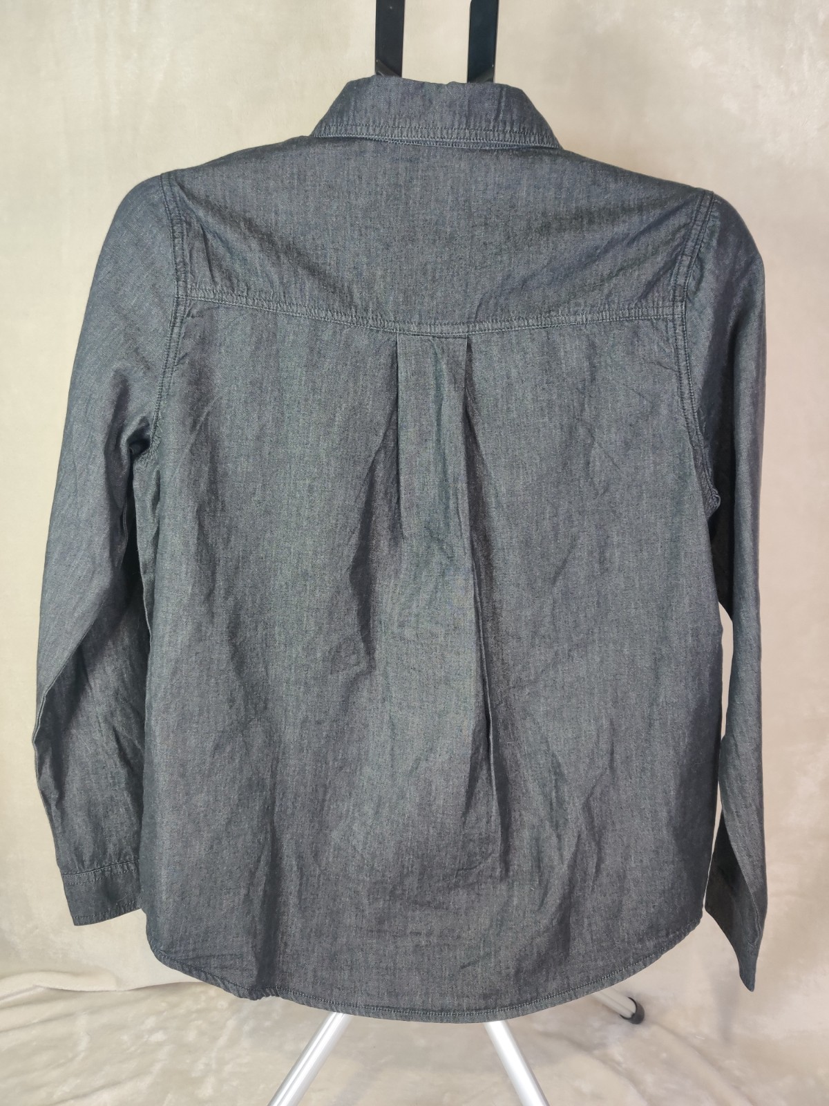 Luvamia Women’s Button Up Shirt Size Medium Slate Gray NWT Western Long Sleeve