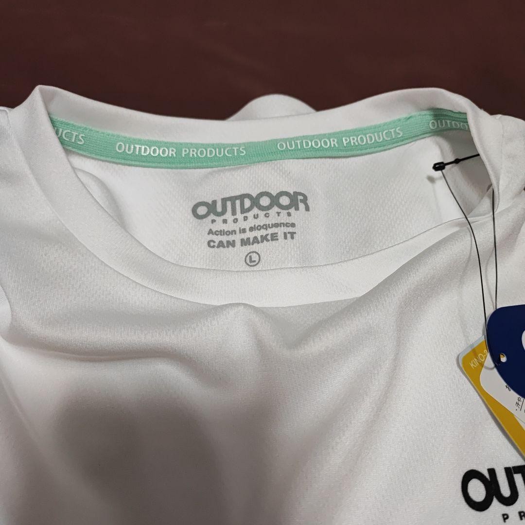 OUTDOOR PRODUCTS Moisture wicking dry T shirt Size L White