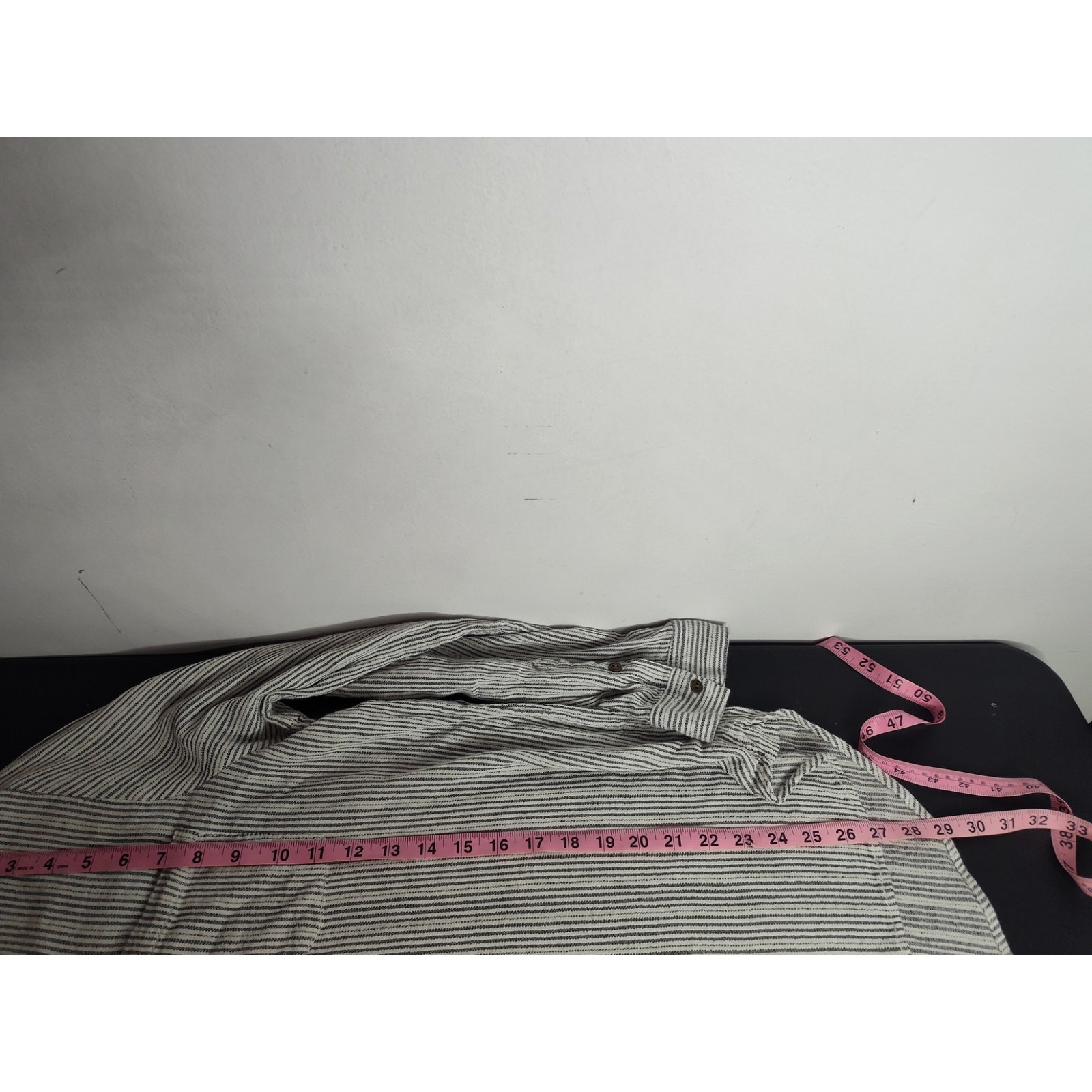 Sonoma Gauzy Long Sleeve Stripe Beach Cotton Blend Pullover XL