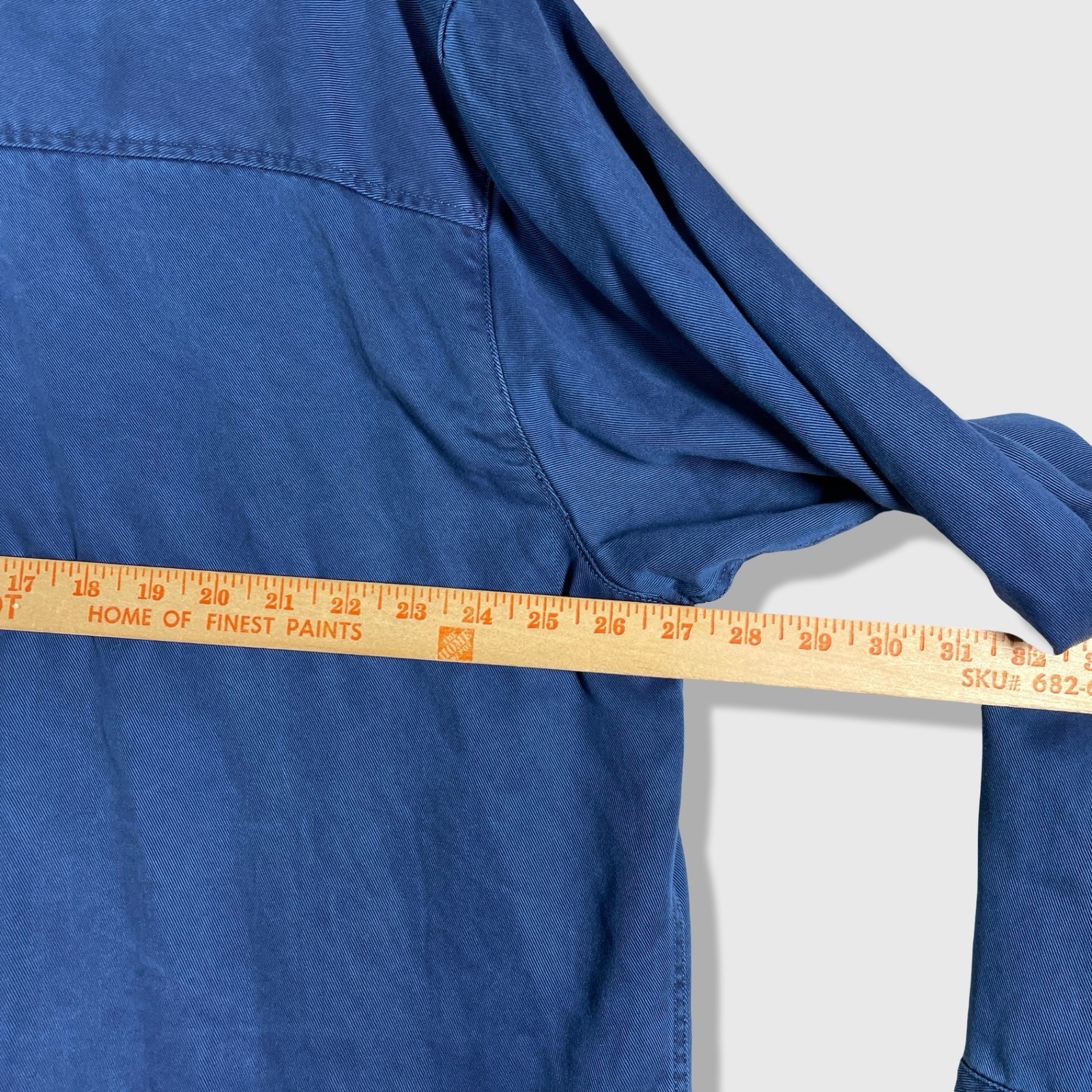 J.Crew Etienne Oversized Fit Button Down Shirt Women L Blue Minimalist Aesthetic