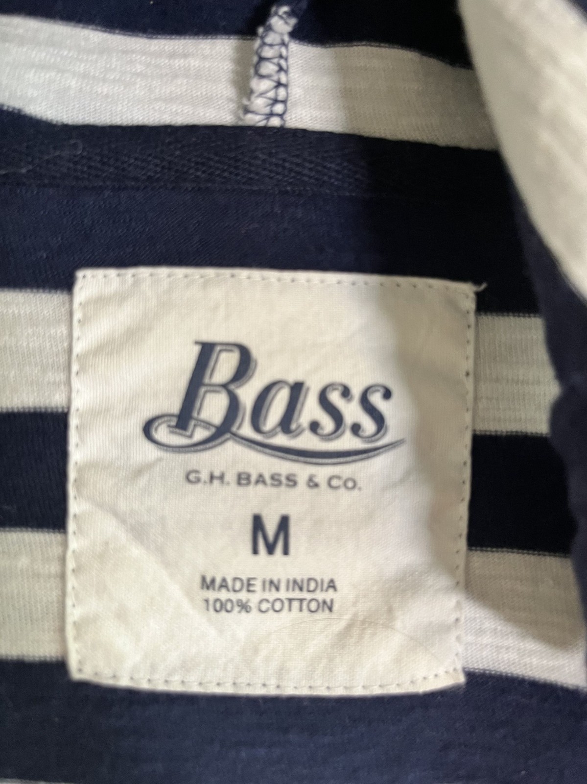 Coastal Striped Hood Top Blue M Nautical Preppy Resort Classic Chic Retro 90s