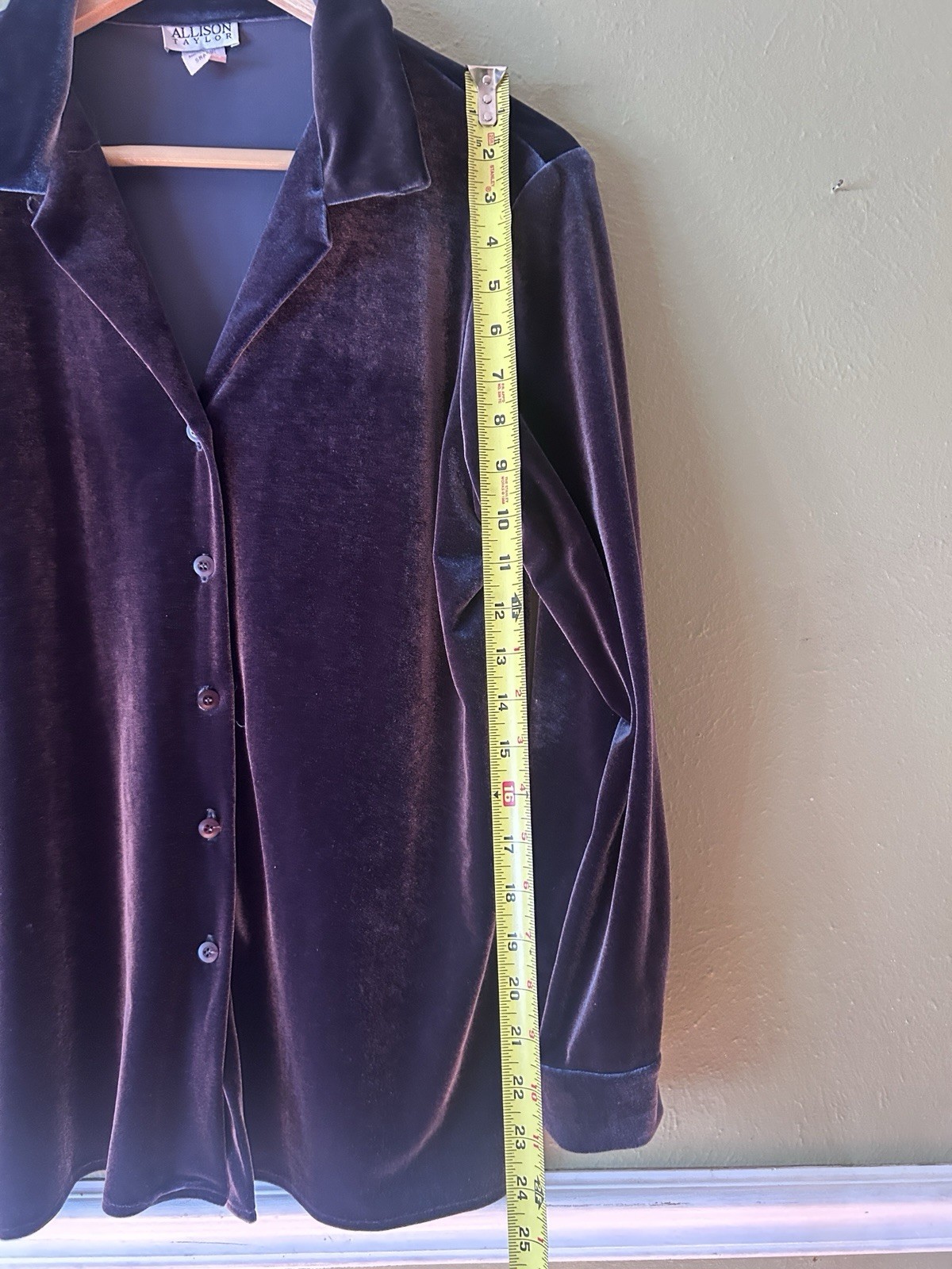 Vintage Whimsigoth 90s Witchy Allison Taylor Women’s Velvet Shirt Jacket Small