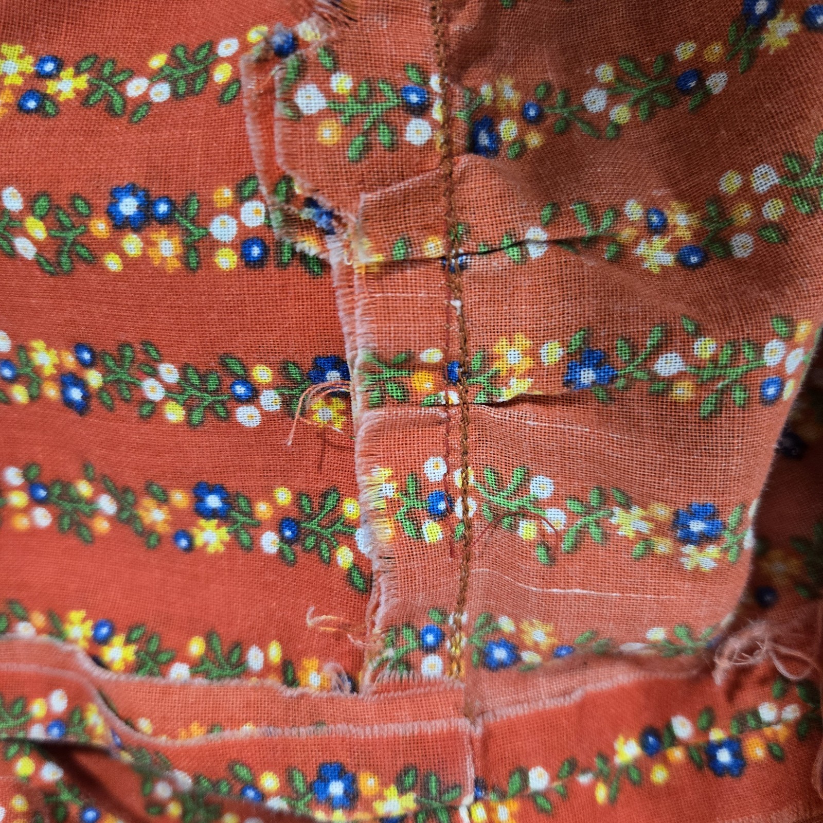 Vintage Home Made Tank Top | Red with overall Pattern | Women’s Aprox Medium