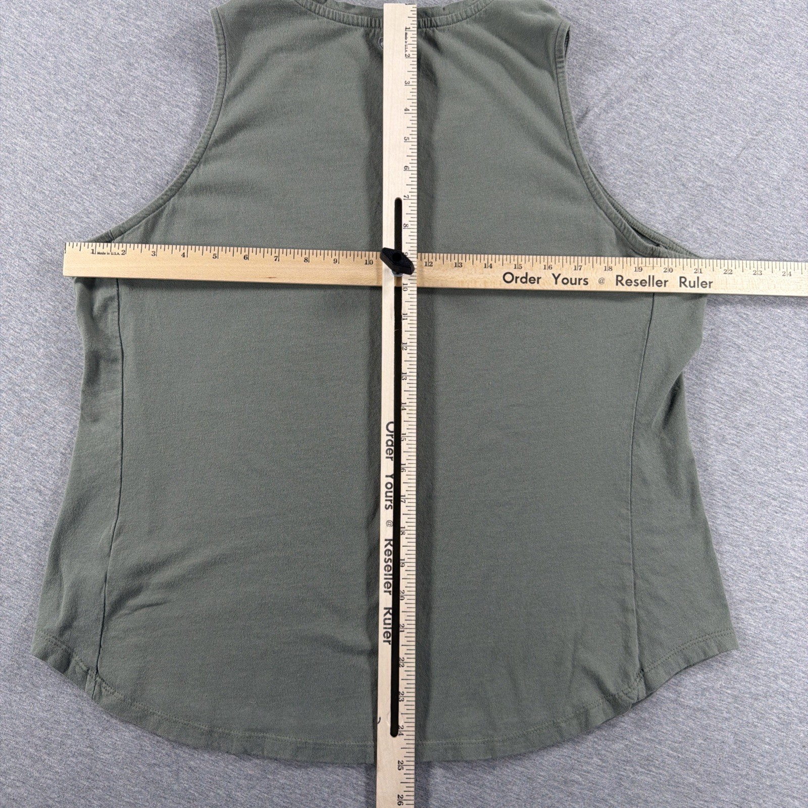 Kuhl Curved Hem Bravada Tank Top Womens XL Green 8487 Cotton