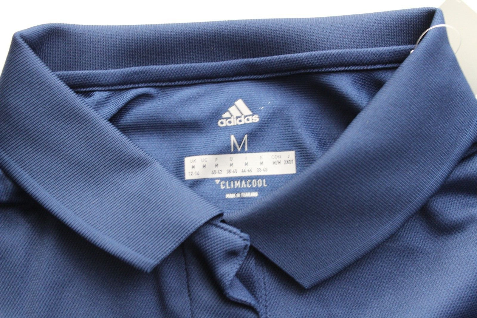 adidas Shirt Women’s Medium Climacool Polo Navy Blue NEW NWT