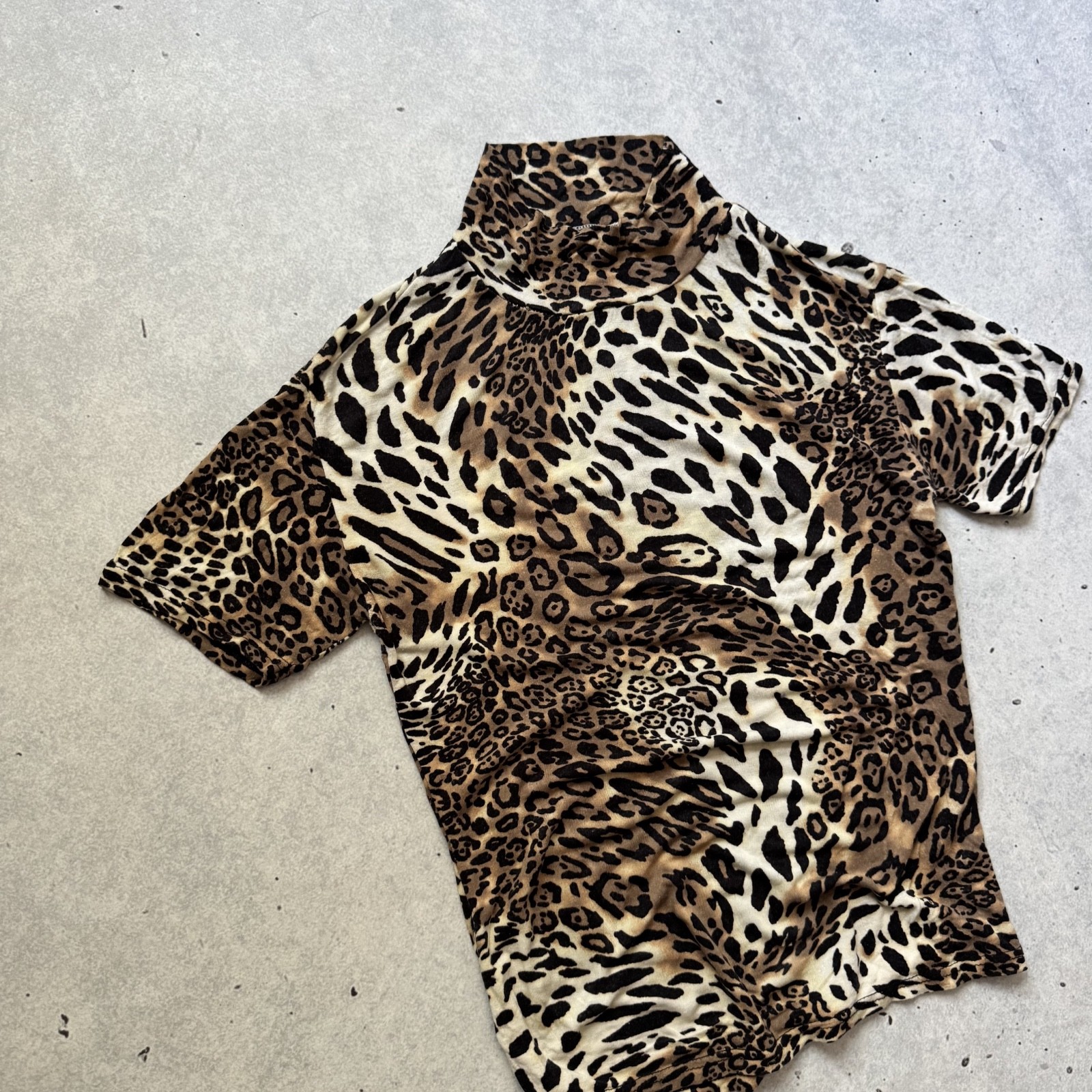 Roberto Cavalli TYPE! Leopard Pattern Women’s Top Shirt size M