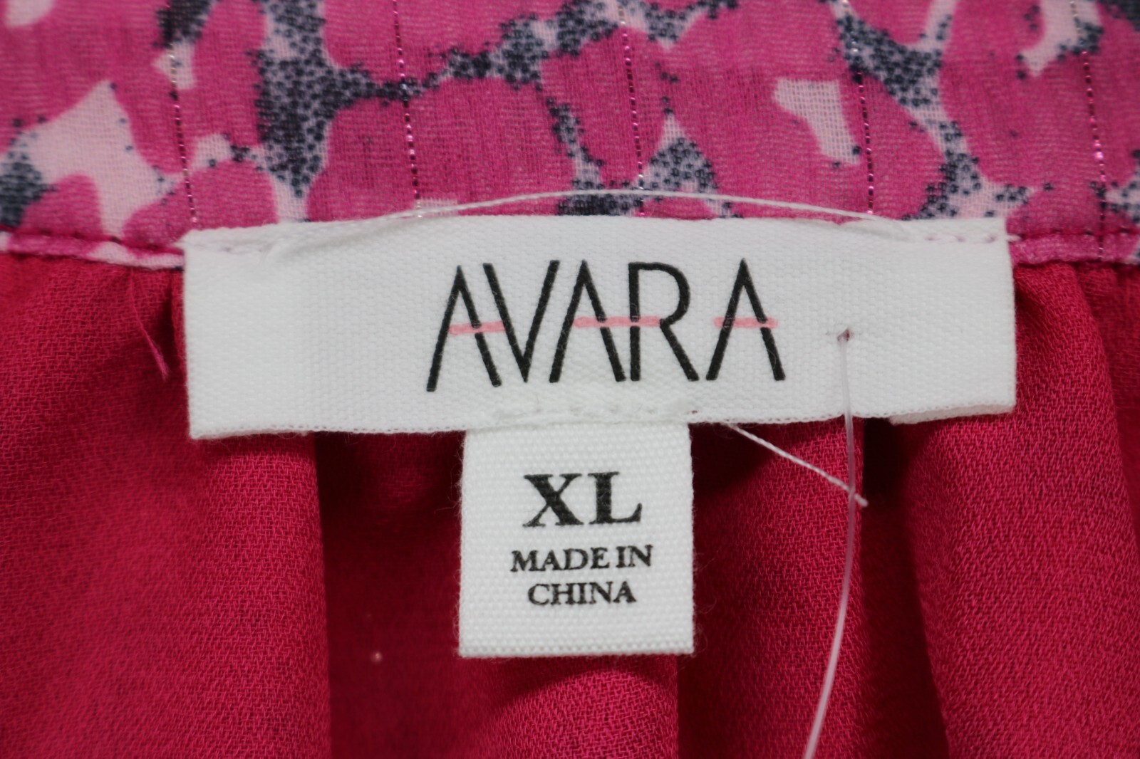 Avara Kamilla Top-Metallic Stripes-Lined-Size XL-New with Tags