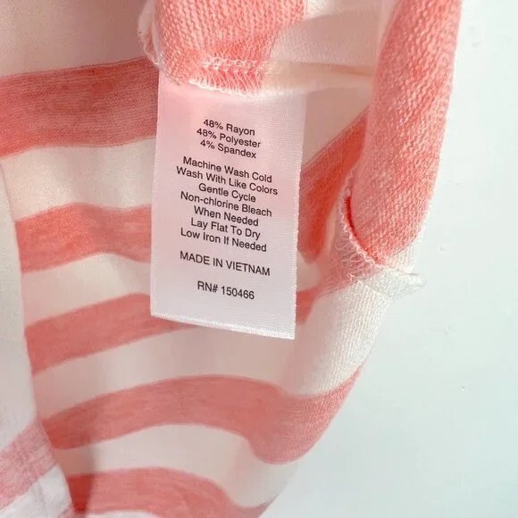 NWT Stitch Fix Market & Spruce Juuna HiLo Knit Top Stripe Size XS Petite XSP NEW