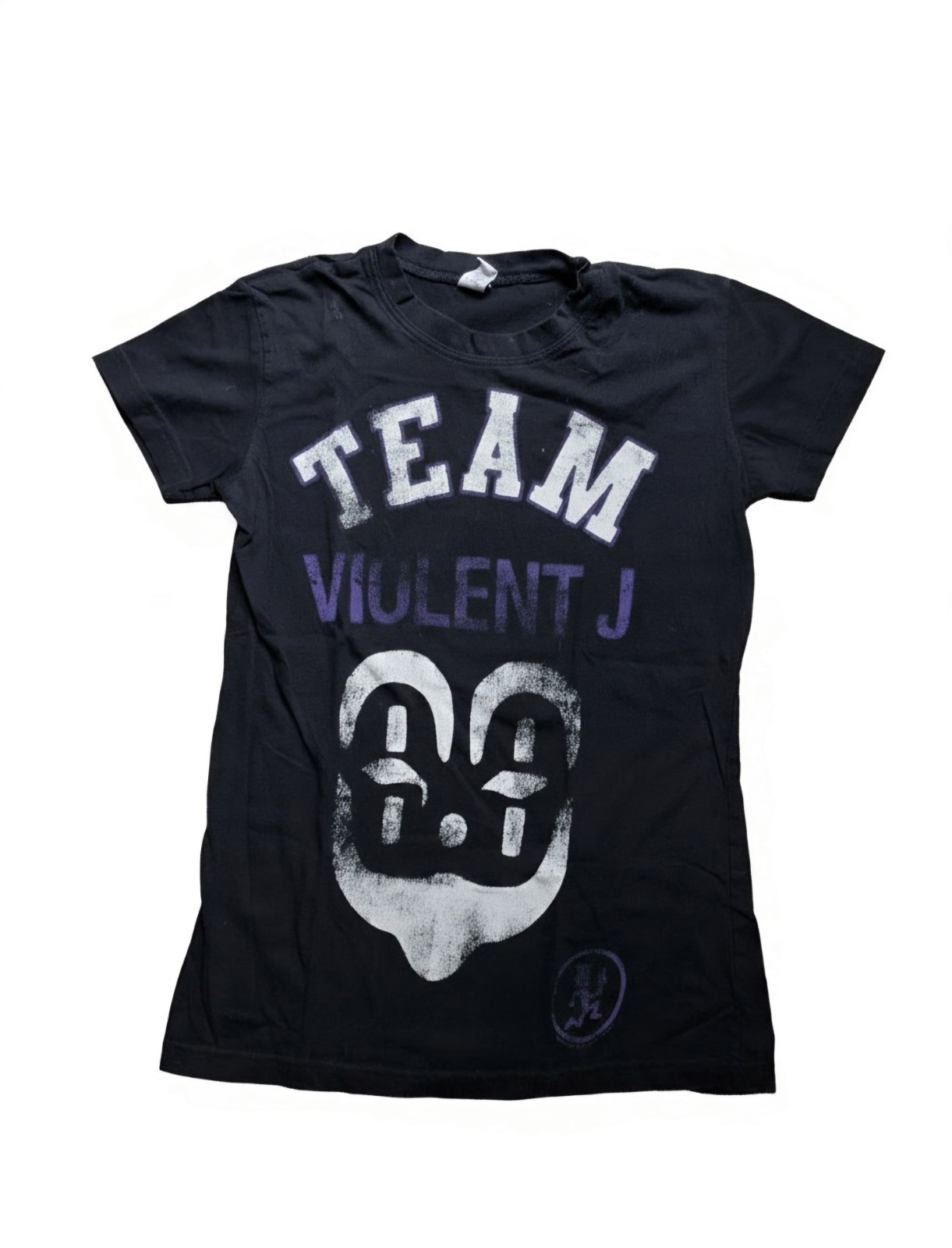 RARE Women’s Insane Clown Posse Team VIOLENT J Concert Graphic T Shirt , Sz S