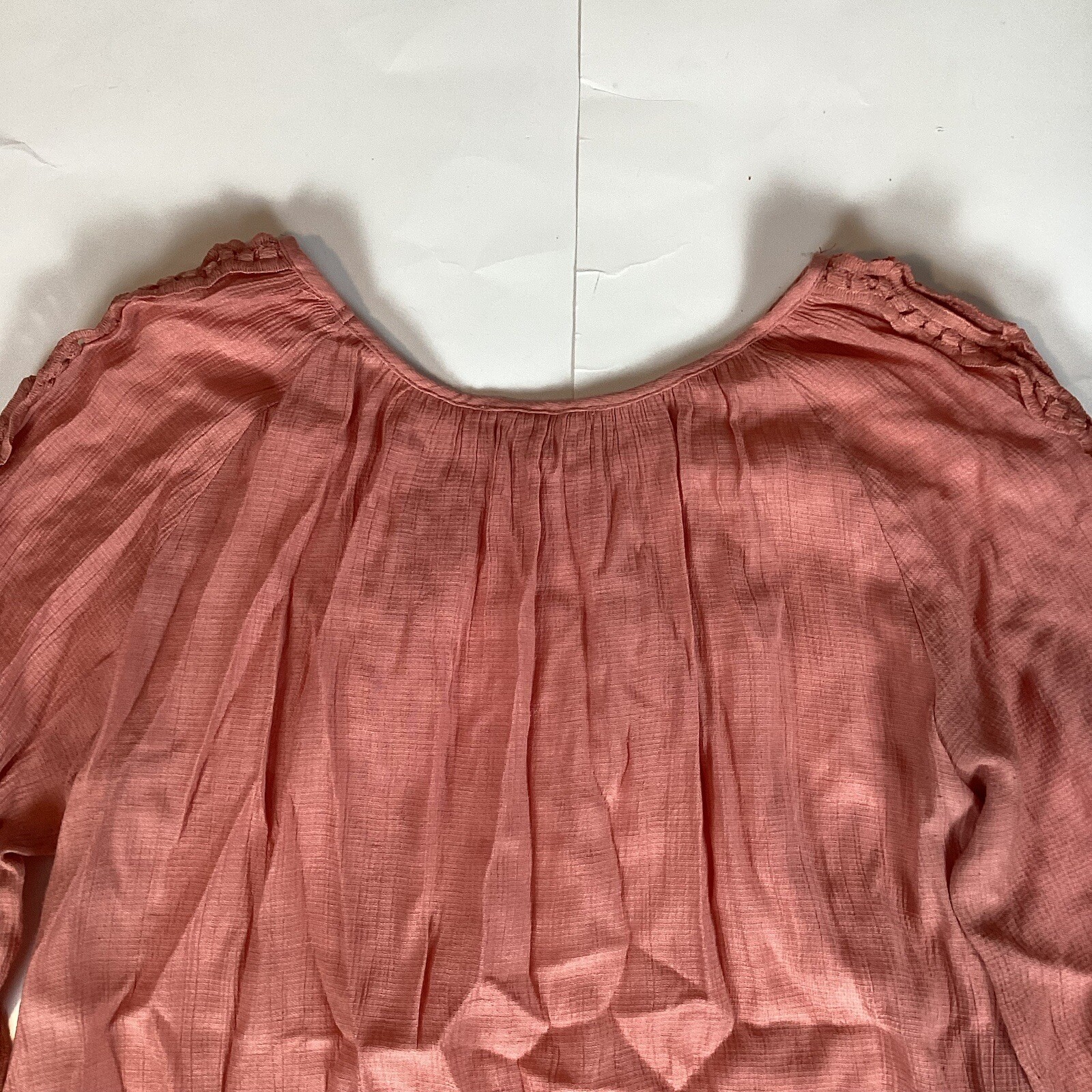 Sweet Wanderer Womens Blouse Shirt Top Sz L Large Long Sleeve Casual Solid